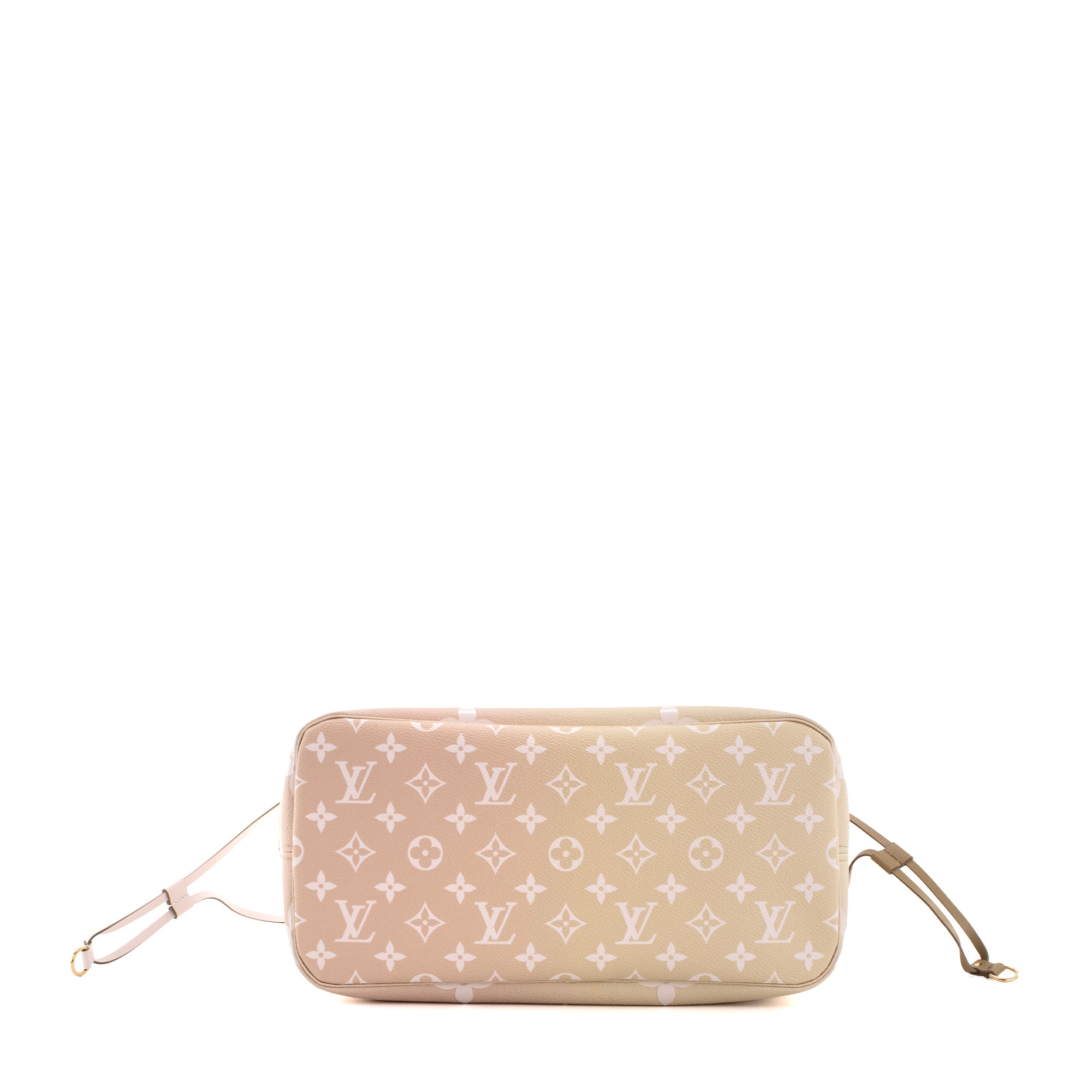 LOUIS VUITTON - Sac cabas Neverfull MM Spring in the City Louis Vuitton en toile enduite kaki édition limitée