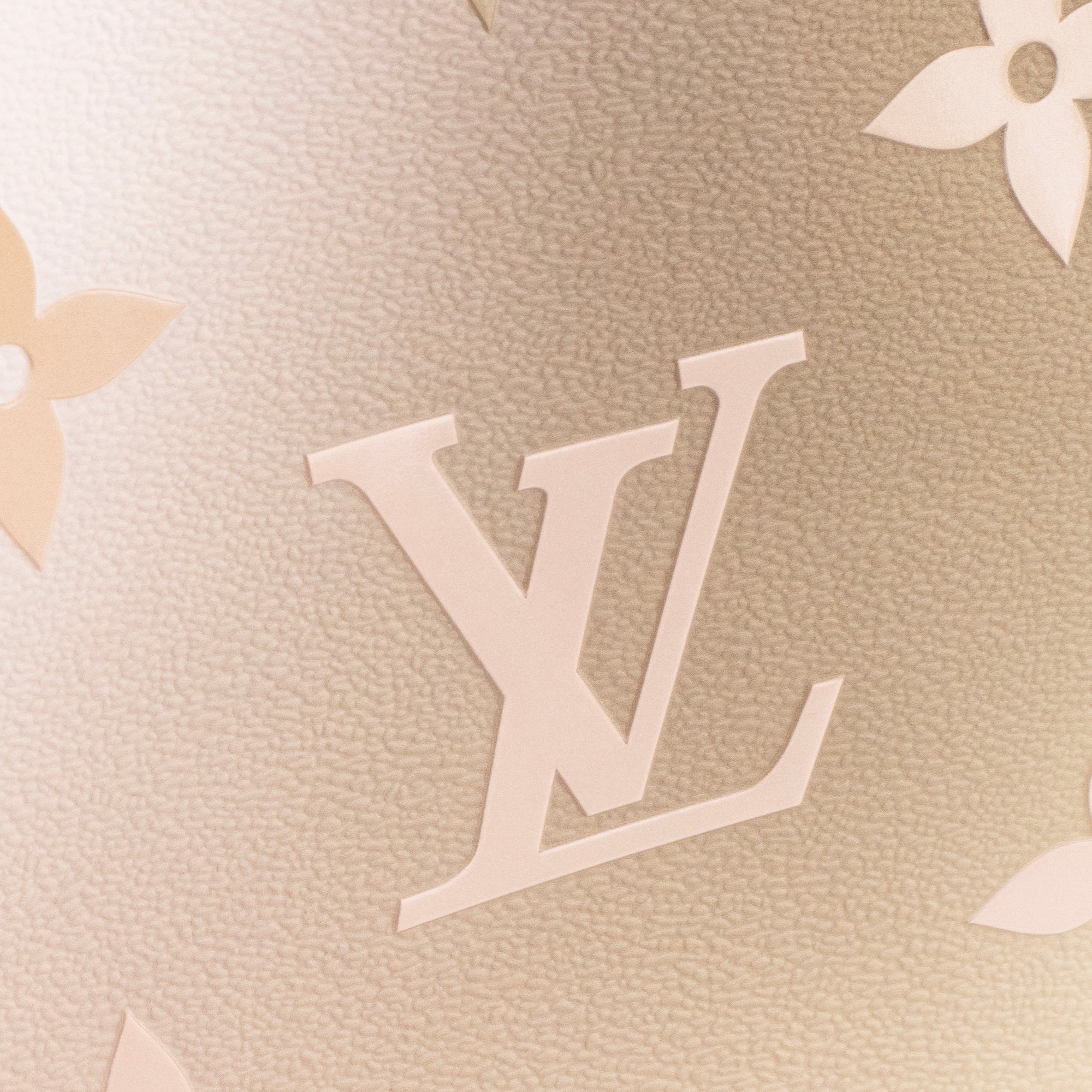 LOUIS VUITTON - Sac cabas Neverfull MM Spring in the City Louis Vuitton en toile enduite kaki édition limitée