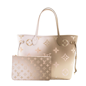LOUIS VUITTON - Sac cabas Neverfull MM Spring in the City Louis Vuitton en toile enduite kaki édition limitée