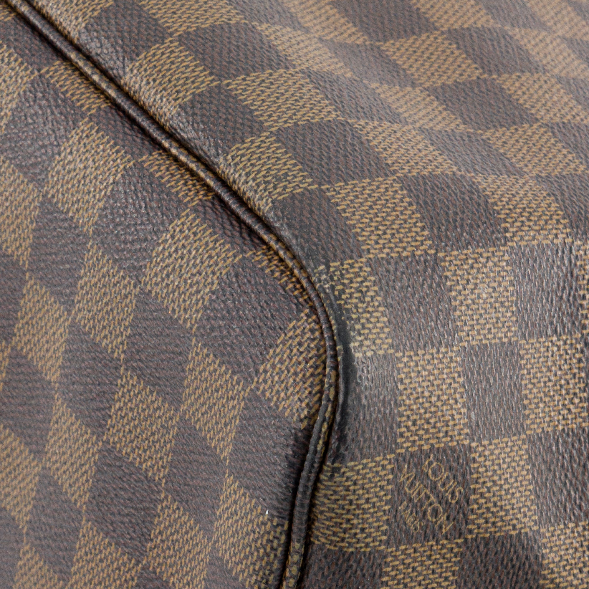 LOUIS VUITTON - Sac cabas Neverfull PM Louis Vuitton en toile enduite damier ébène