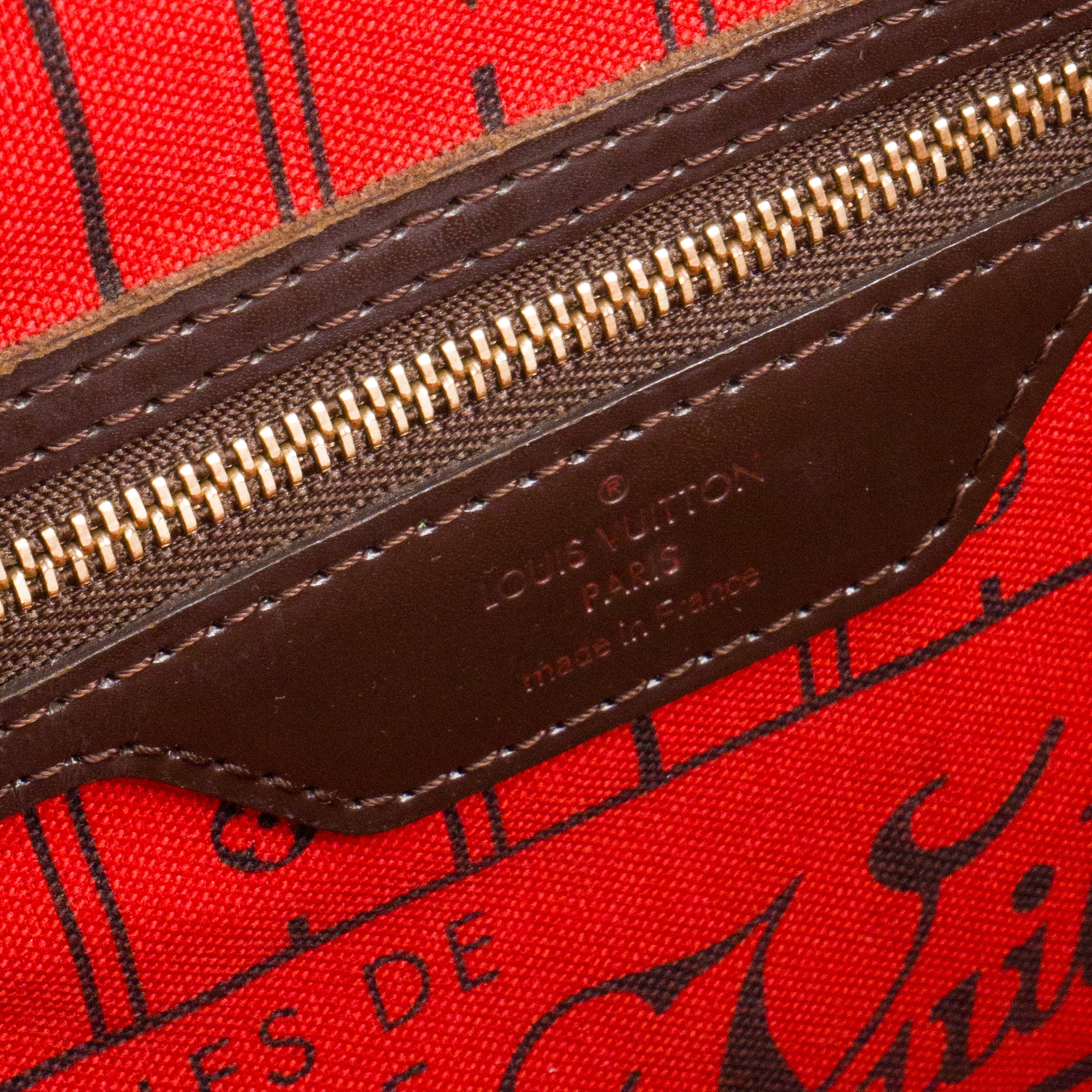 LOUIS VUITTON - Sac cabas Neverfull PM Louis Vuitton en toile enduite damier ébène