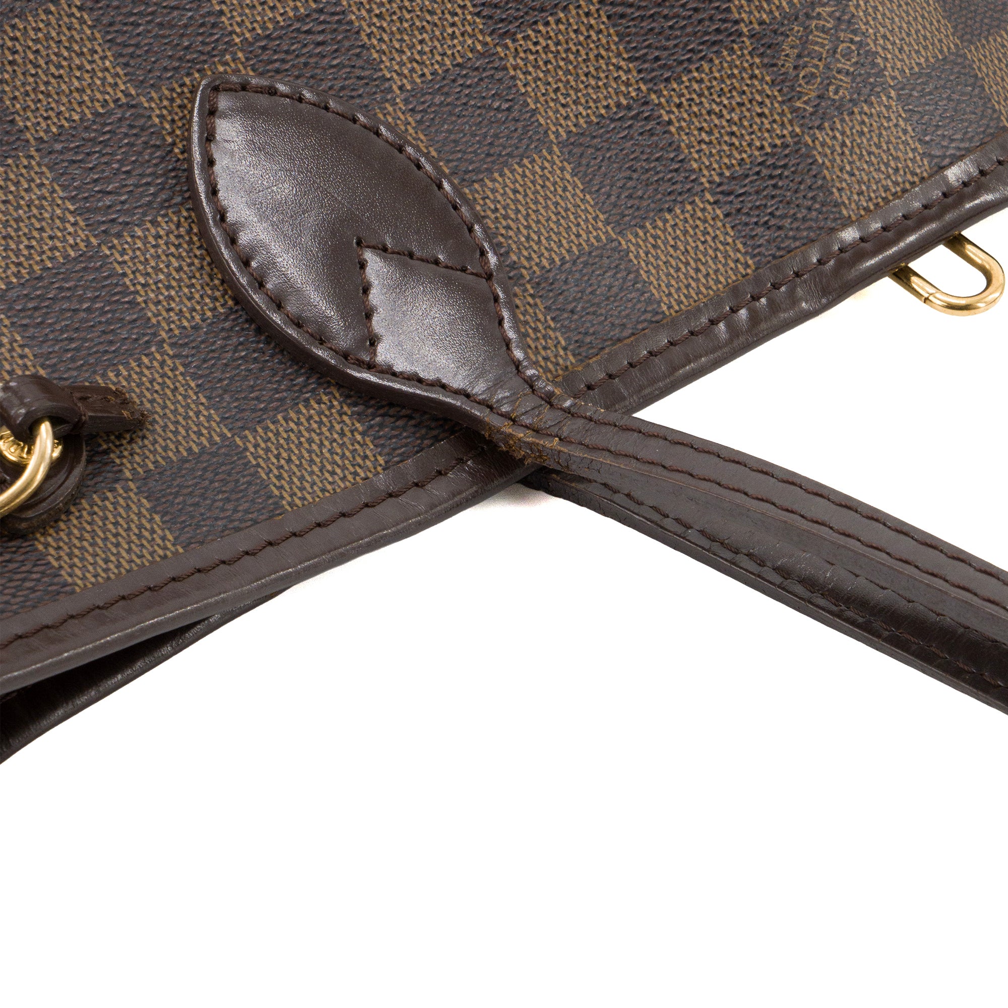 LOUIS VUITTON - Sac cabas Neverfull PM Louis Vuitton en toile enduite damier ébène