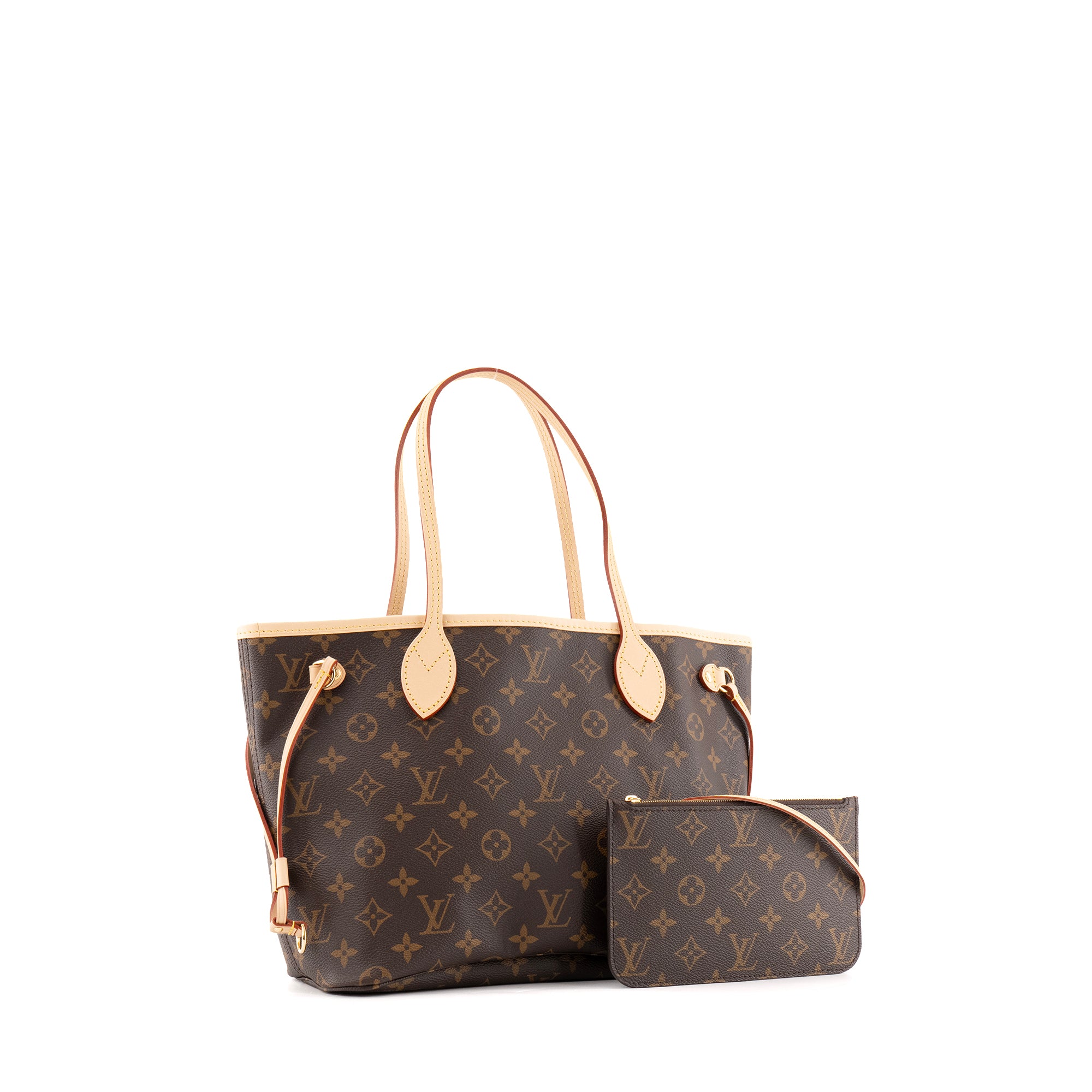 LOUIS VUITTON - Sac cabas Neverfull PM Louis Vuitton en toile enduite monogrammée