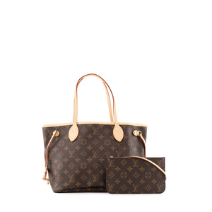 LOUIS VUITTON - Sac cabas Neverfull PM Louis Vuitton en toile enduite monogrammée