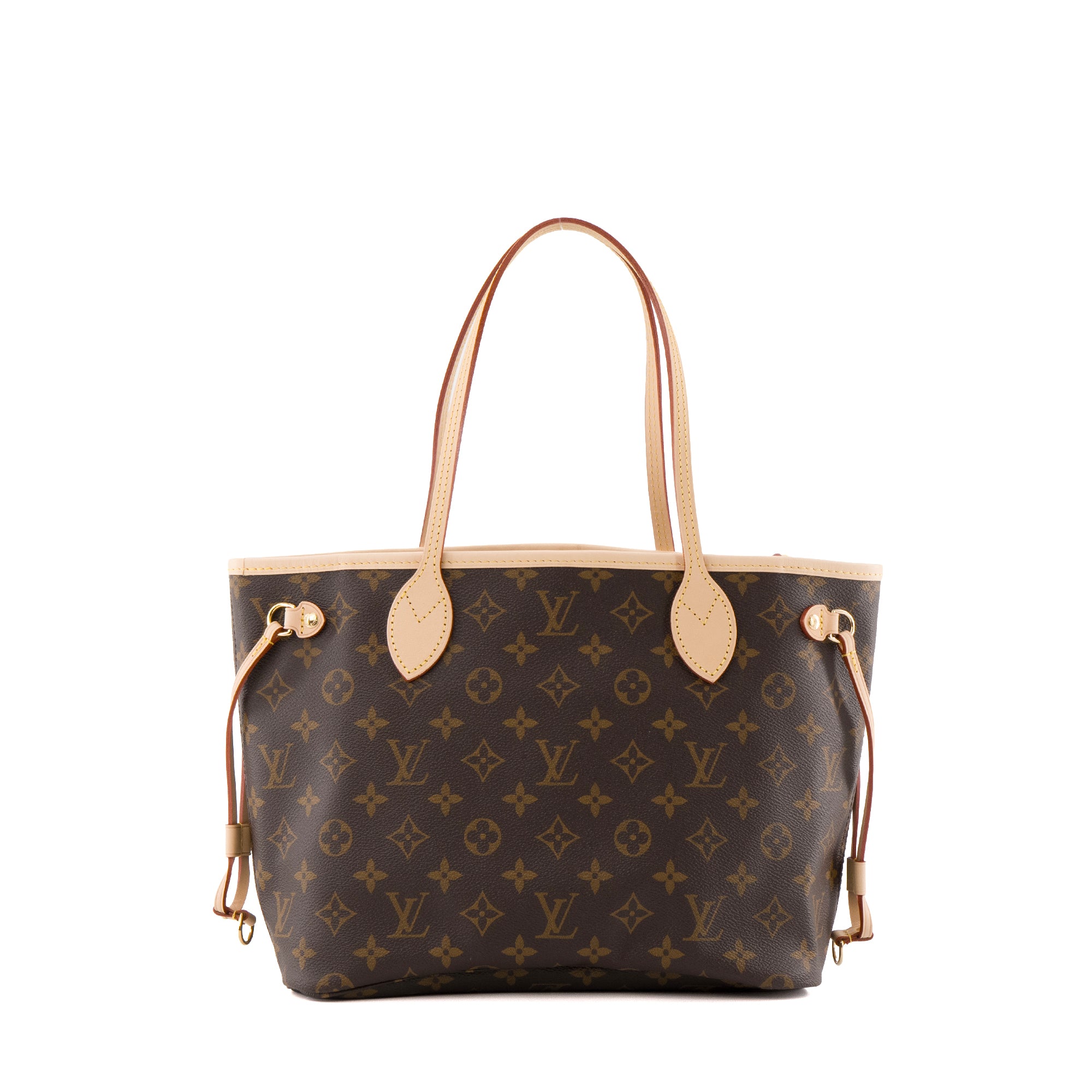 LOUIS VUITTON - Sac cabas Neverfull PM Louis Vuitton en toile enduite monogrammée