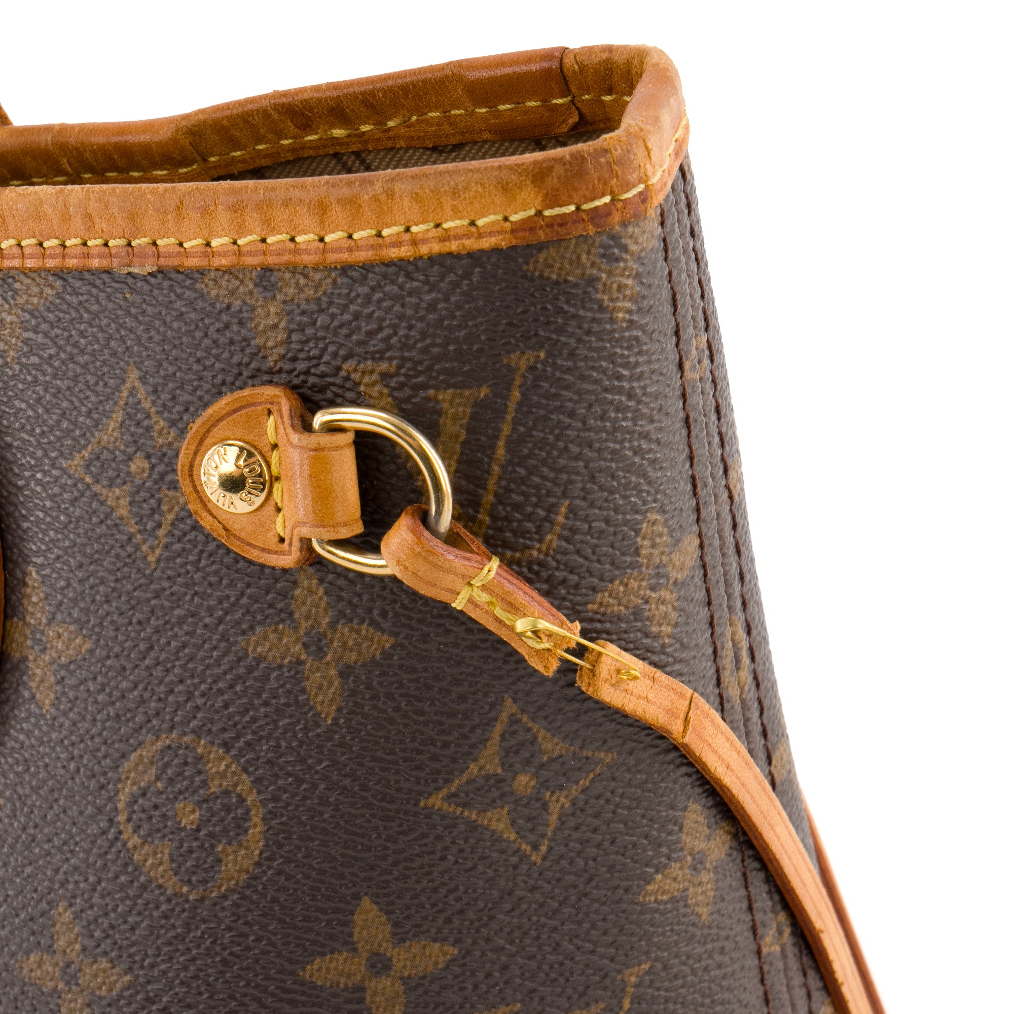 LOUIS VUITTON - Sac cabas Neverfull PM Louis Vuitton en toile enduite monogrammée
