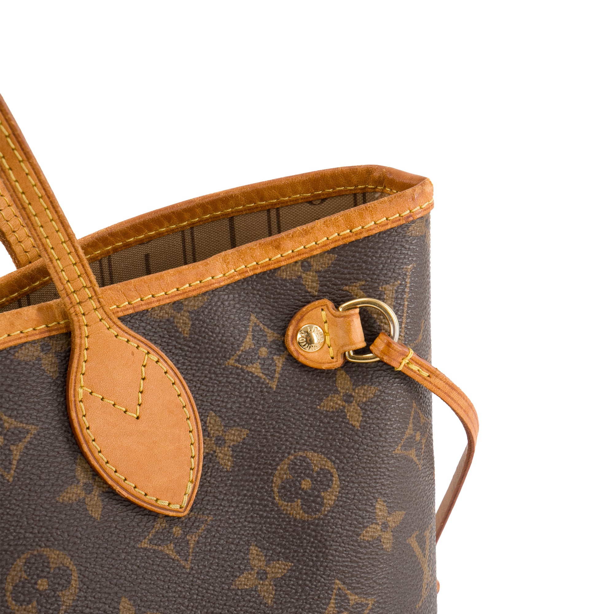 LOUIS VUITTON - Sac cabas Neverfull PM Louis Vuitton en toile enduite monogrammée