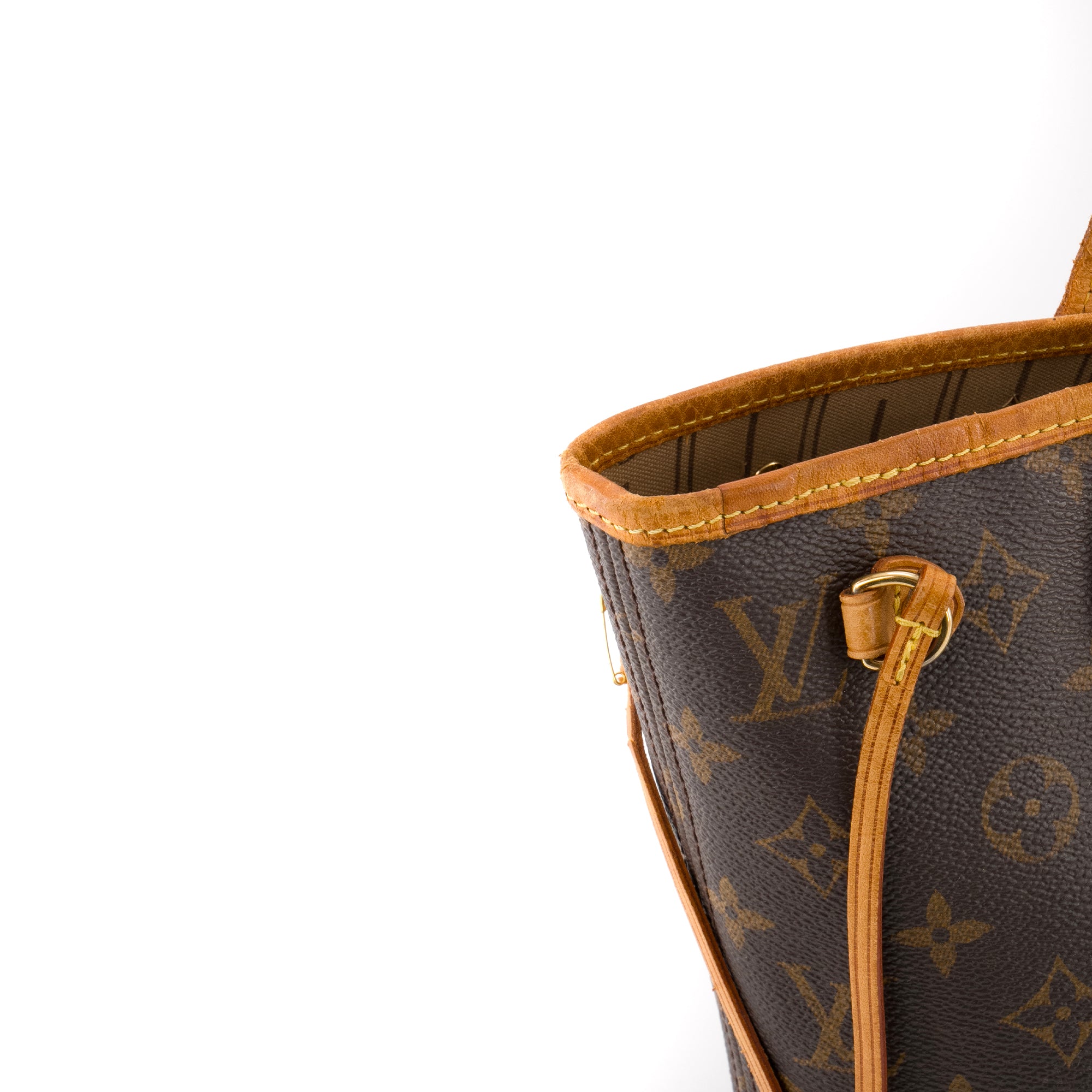 LOUIS VUITTON - Sac cabas Neverfull PM Louis Vuitton en toile enduite monogrammée