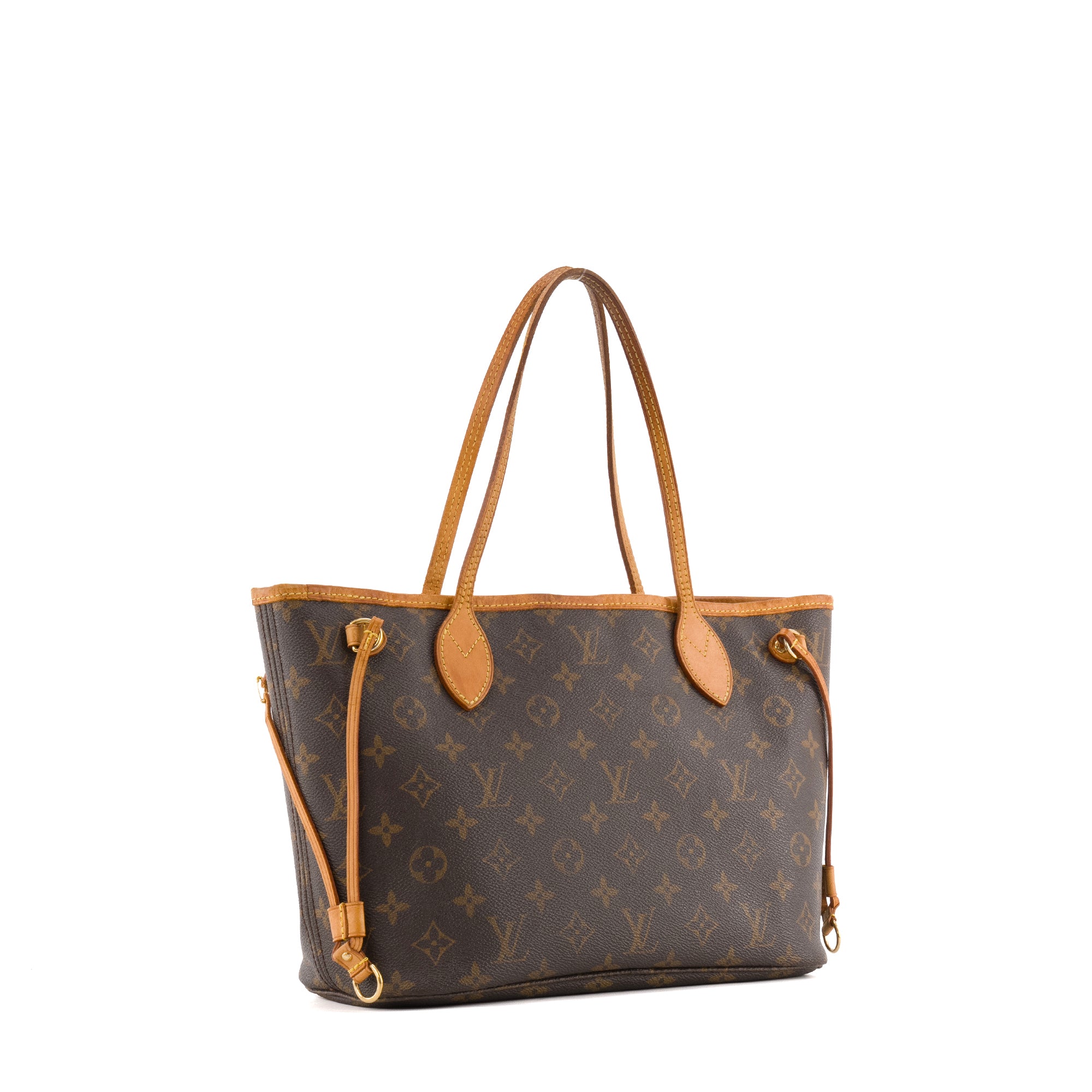 LOUIS VUITTON - Sac cabas Neverfull PM Louis Vuitton en toile enduite monogrammée