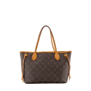 LOUIS VUITTON - Sac cabas Neverfull PM Louis Vuitton en toile enduite monogrammée