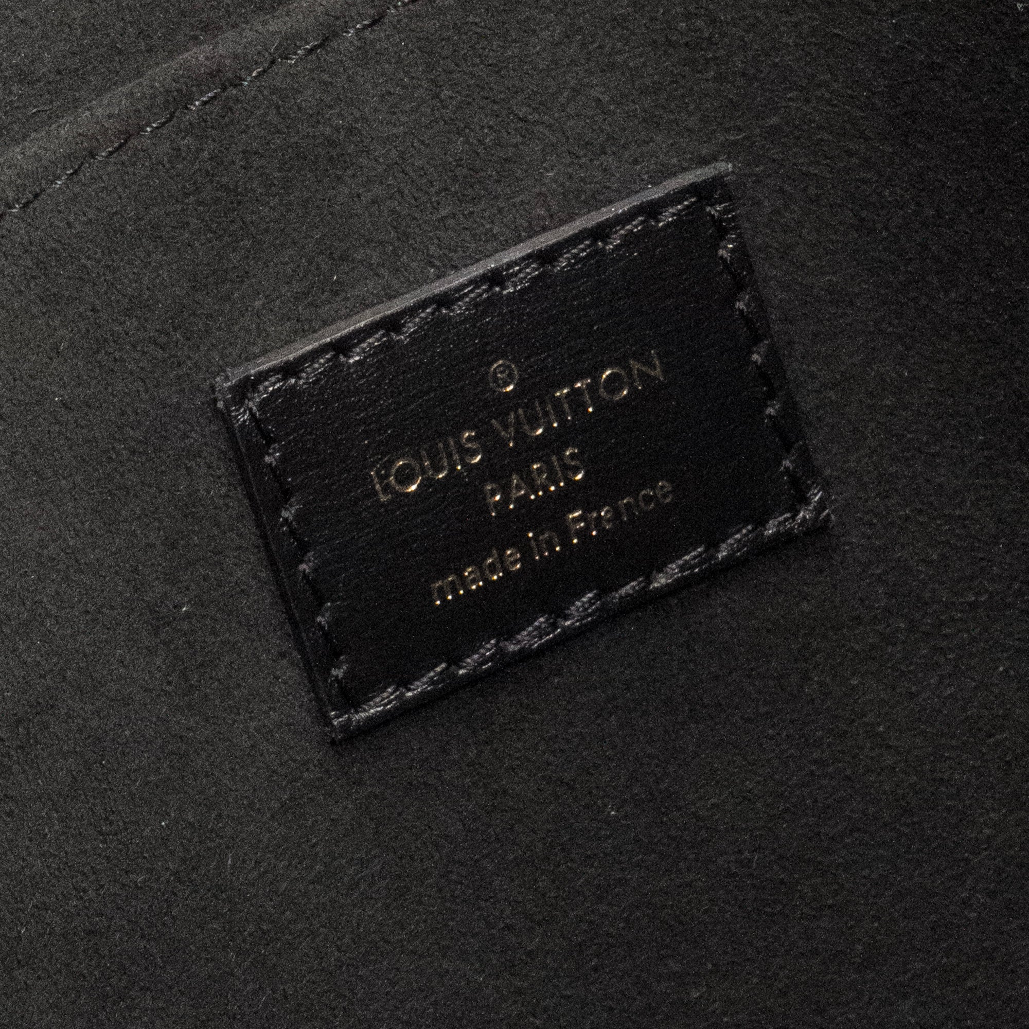 LOUIS VUITTON - Sac cabas OnTheGo GM Louis Vuitton en toile jacquard noire et blanche édition limitée Since 1854