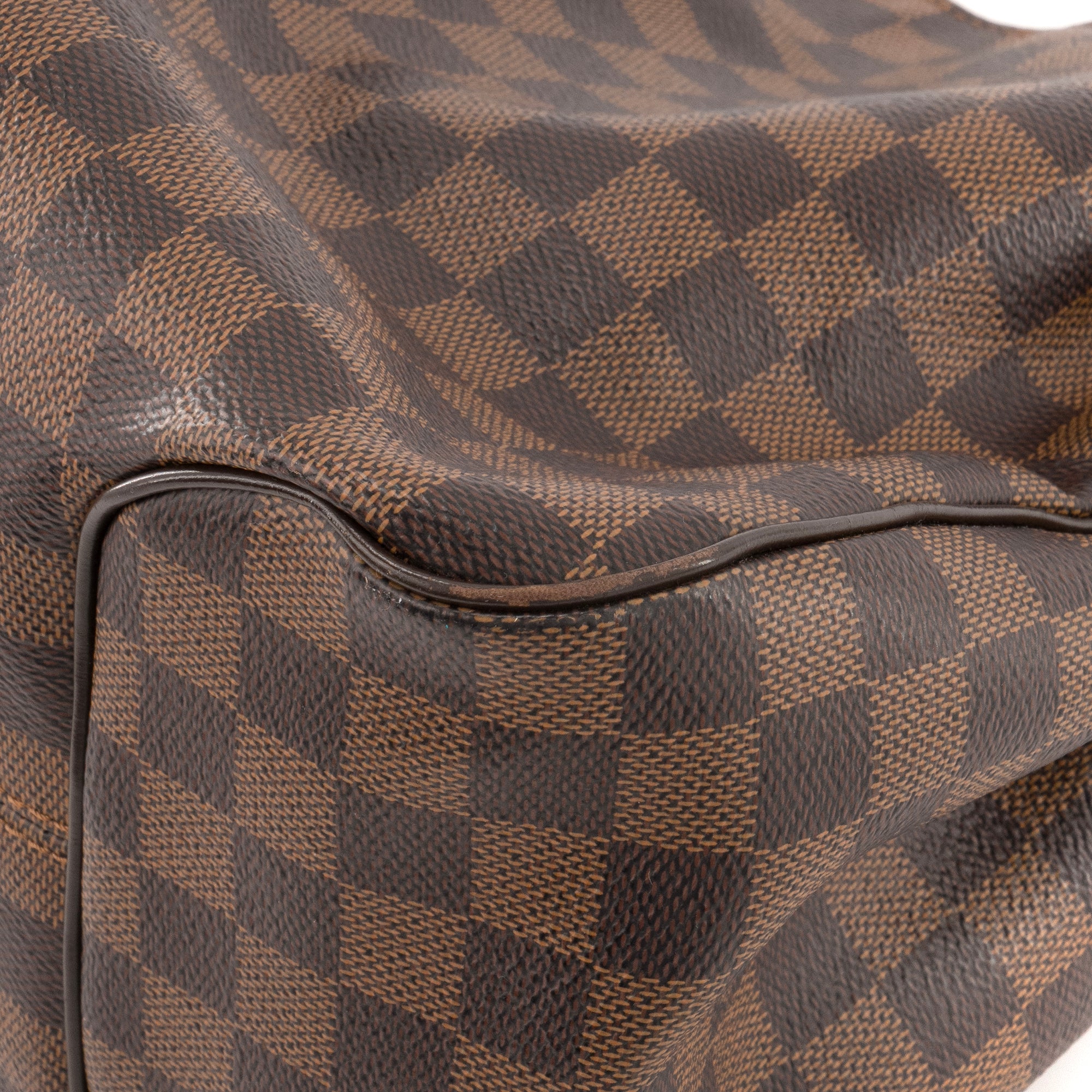 LOUIS VUITTON - Sac cabas Reggia Louis Vuitton en toile enduite damier ébène