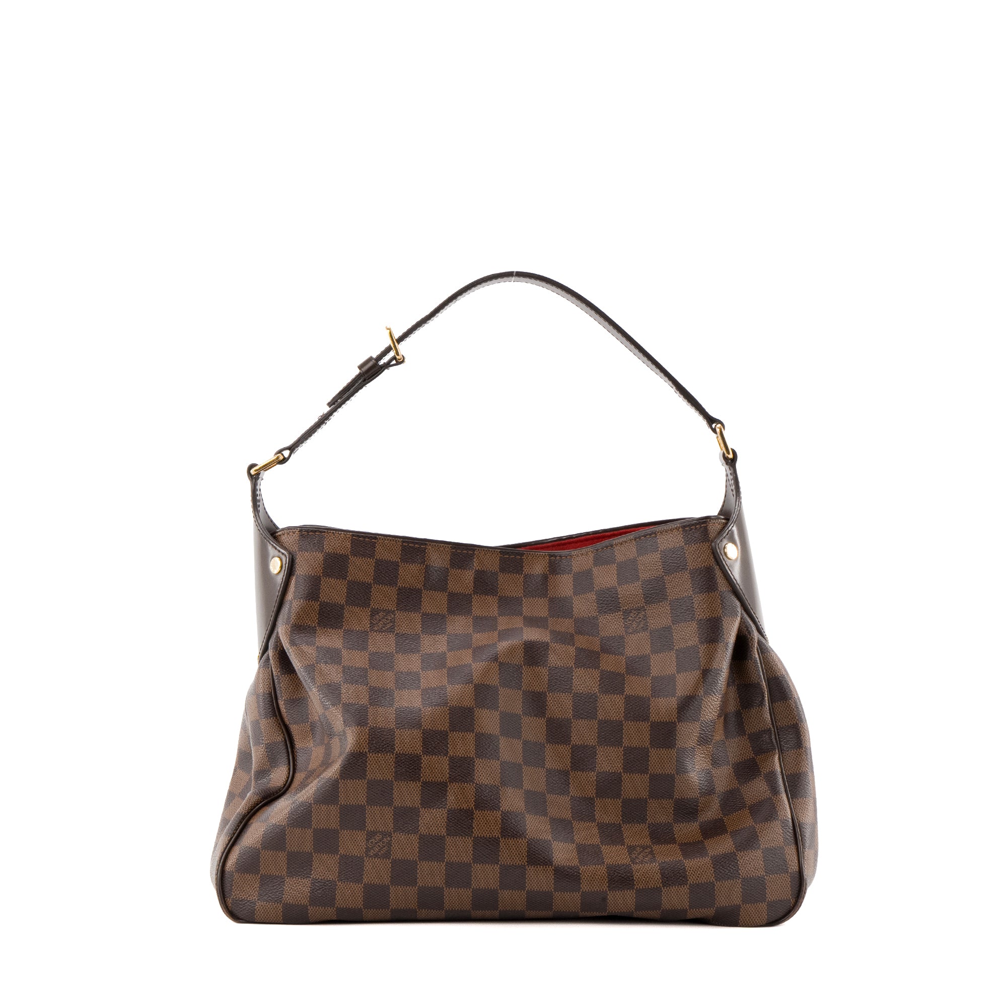 LOUIS VUITTON - Sac cabas Reggia Louis Vuitton en toile enduite damier ébène