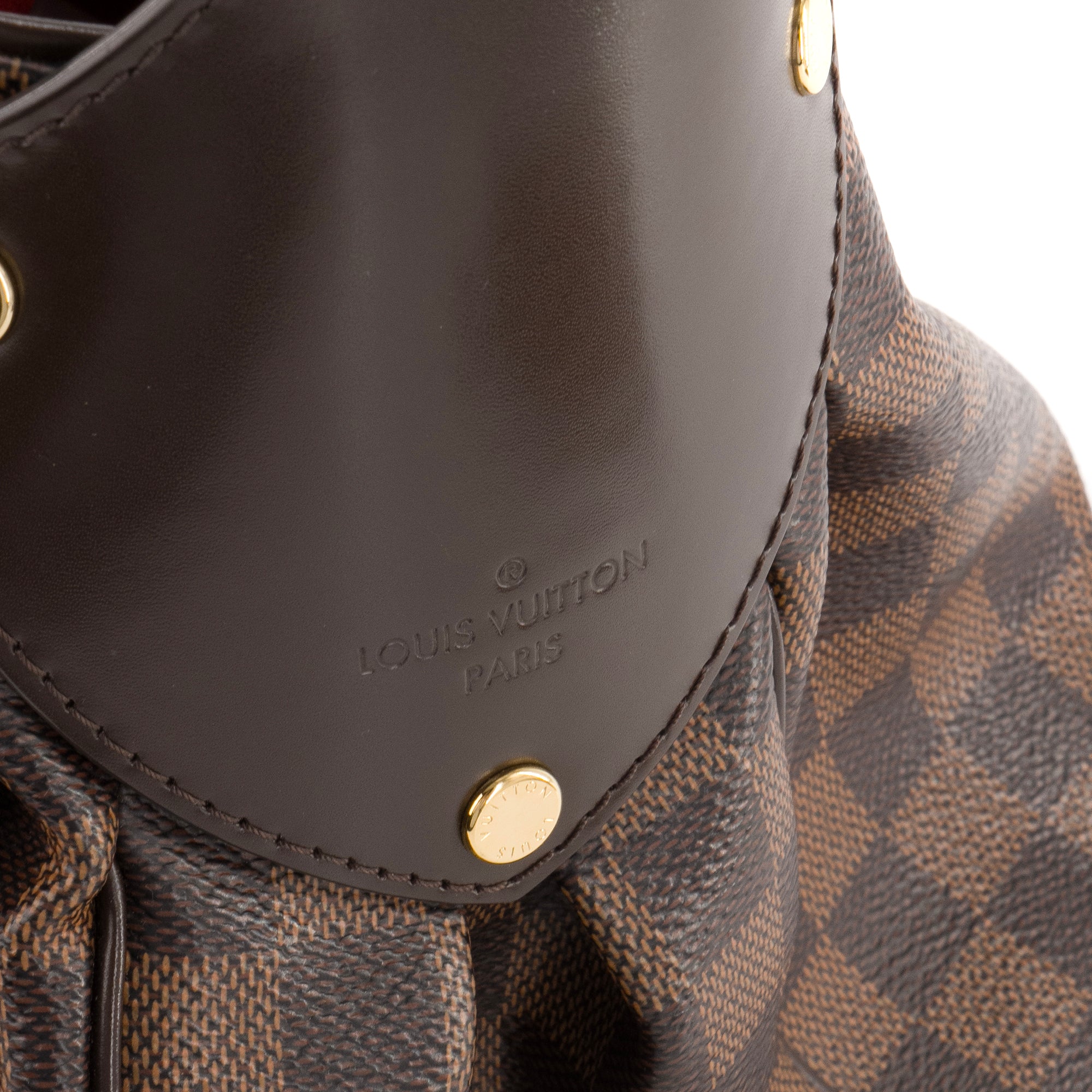 LOUIS VUITTON - Sac cabas Reggia Louis Vuitton en toile enduite damier ébène