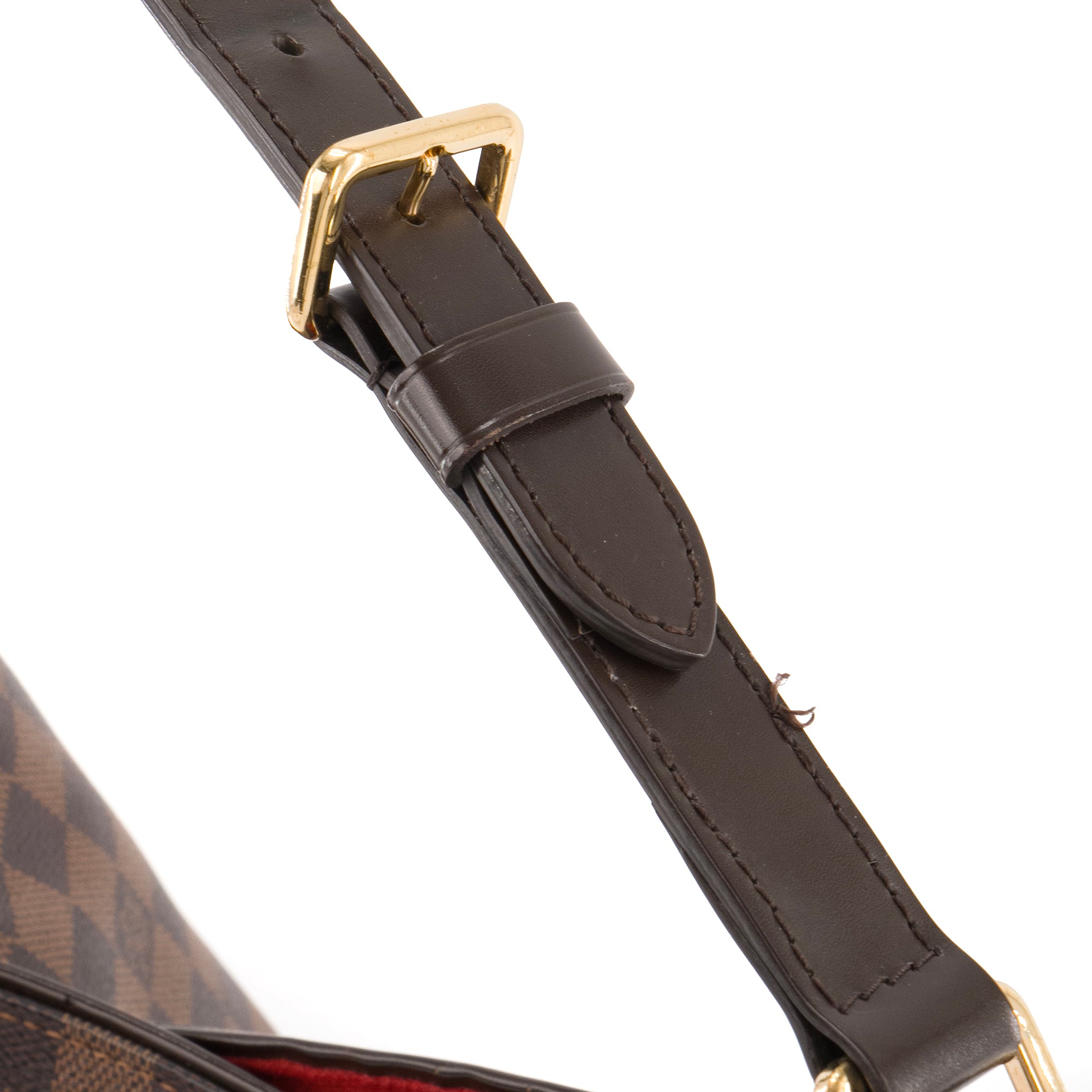 LOUIS VUITTON - Sac cabas Reggia Louis Vuitton en toile enduite damier ébène