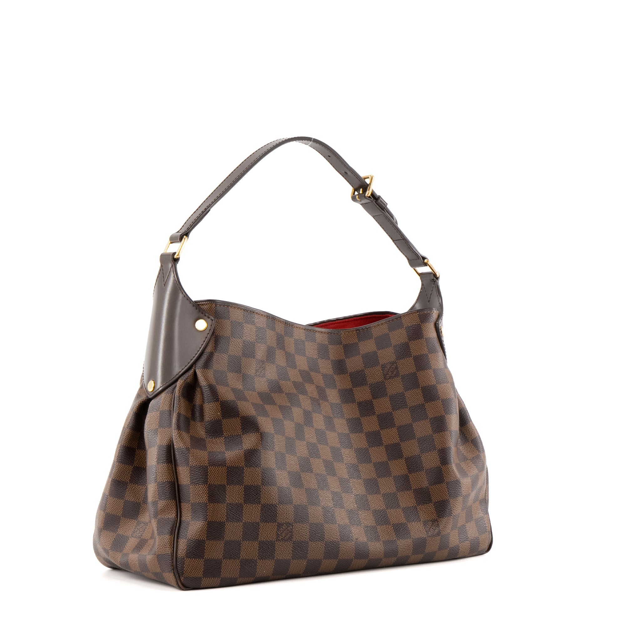 LOUIS VUITTON - Sac cabas Reggia Louis Vuitton en toile enduite damier ébène