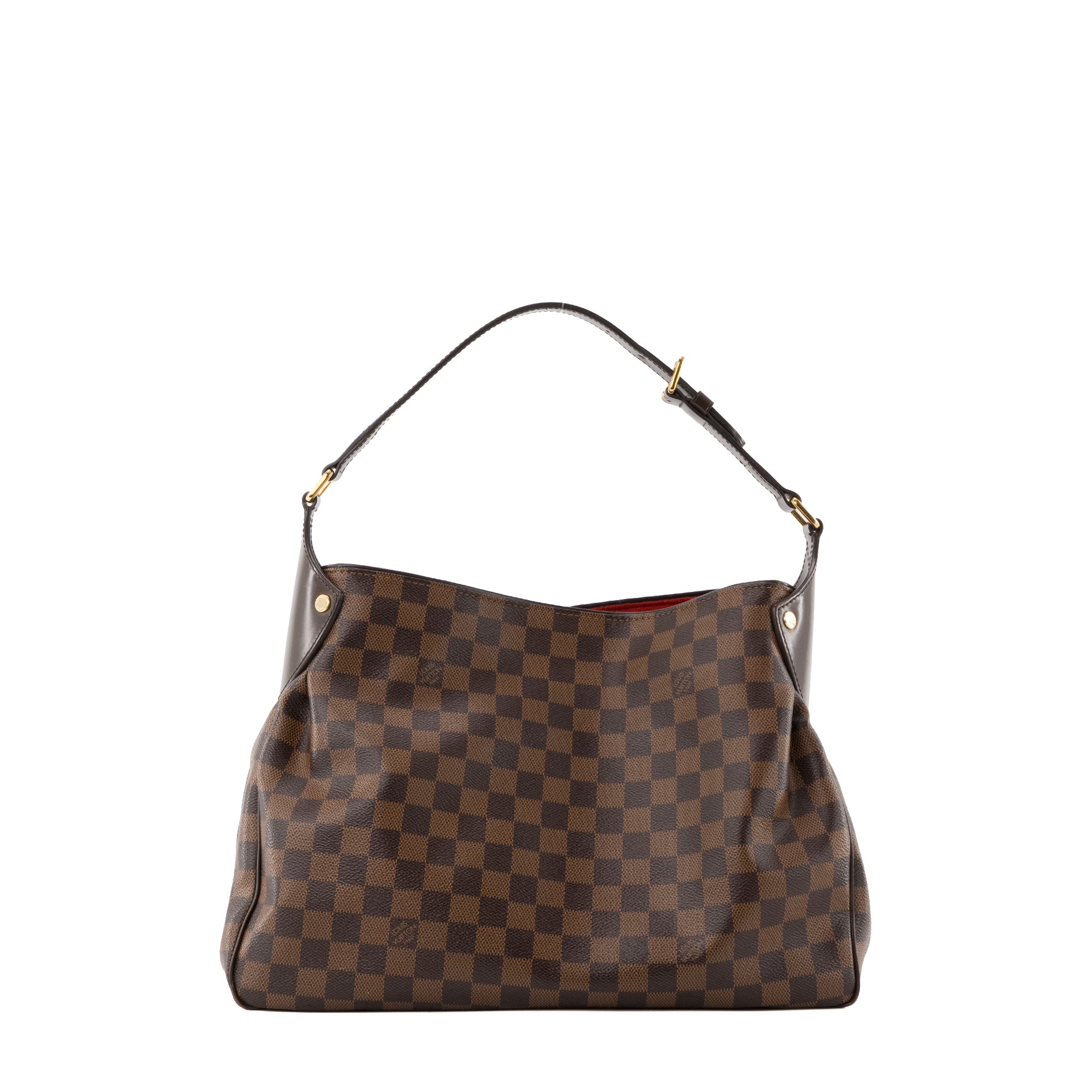 LOUIS VUITTON - Sac cabas Reggia Louis Vuitton en toile enduite damier ébène