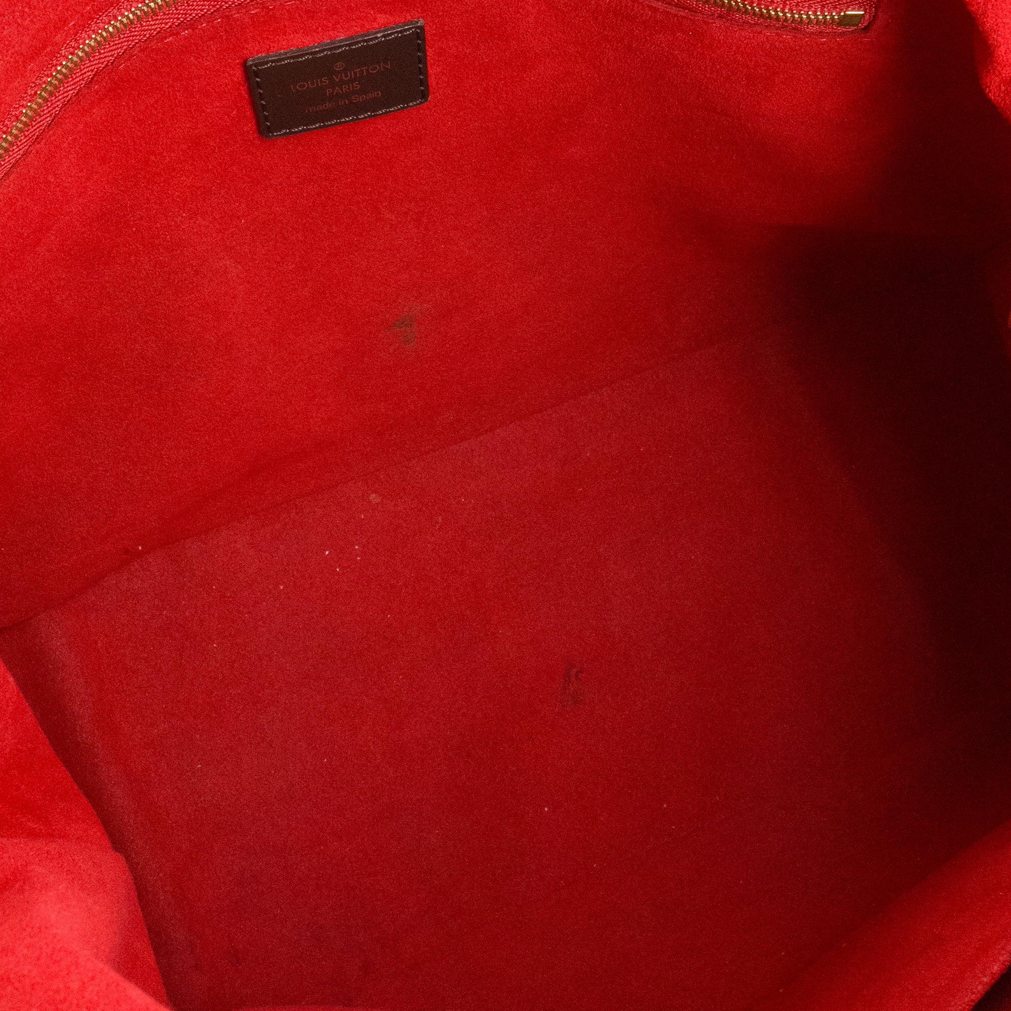 LOUIS VUITTON - Sac cabas Reggia Louis Vuitton en toile enduite damier ébène