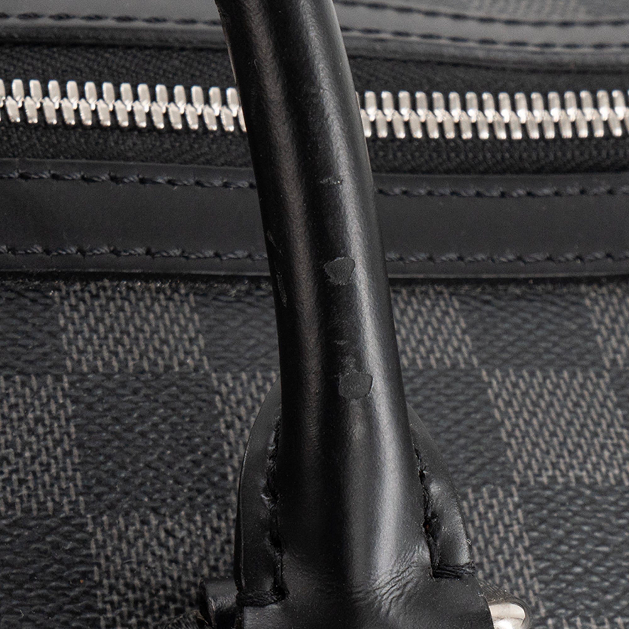 LOUIS VUITTON - Sac de voyage All day 50 Louis Vuitton en toile enduite damier graphite