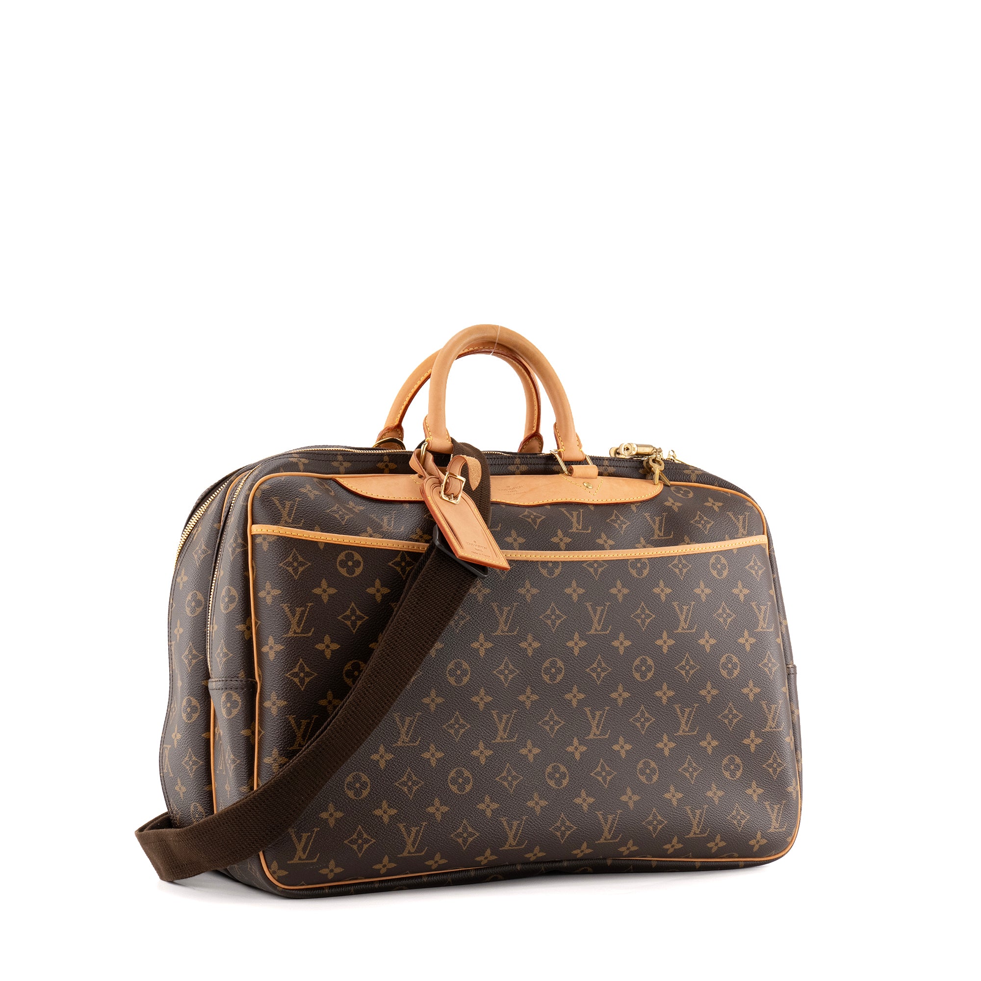 LOUIS VUITTON - Sac de voyage Boston Alizé Louis Vuitton en toile enduite monogrammée