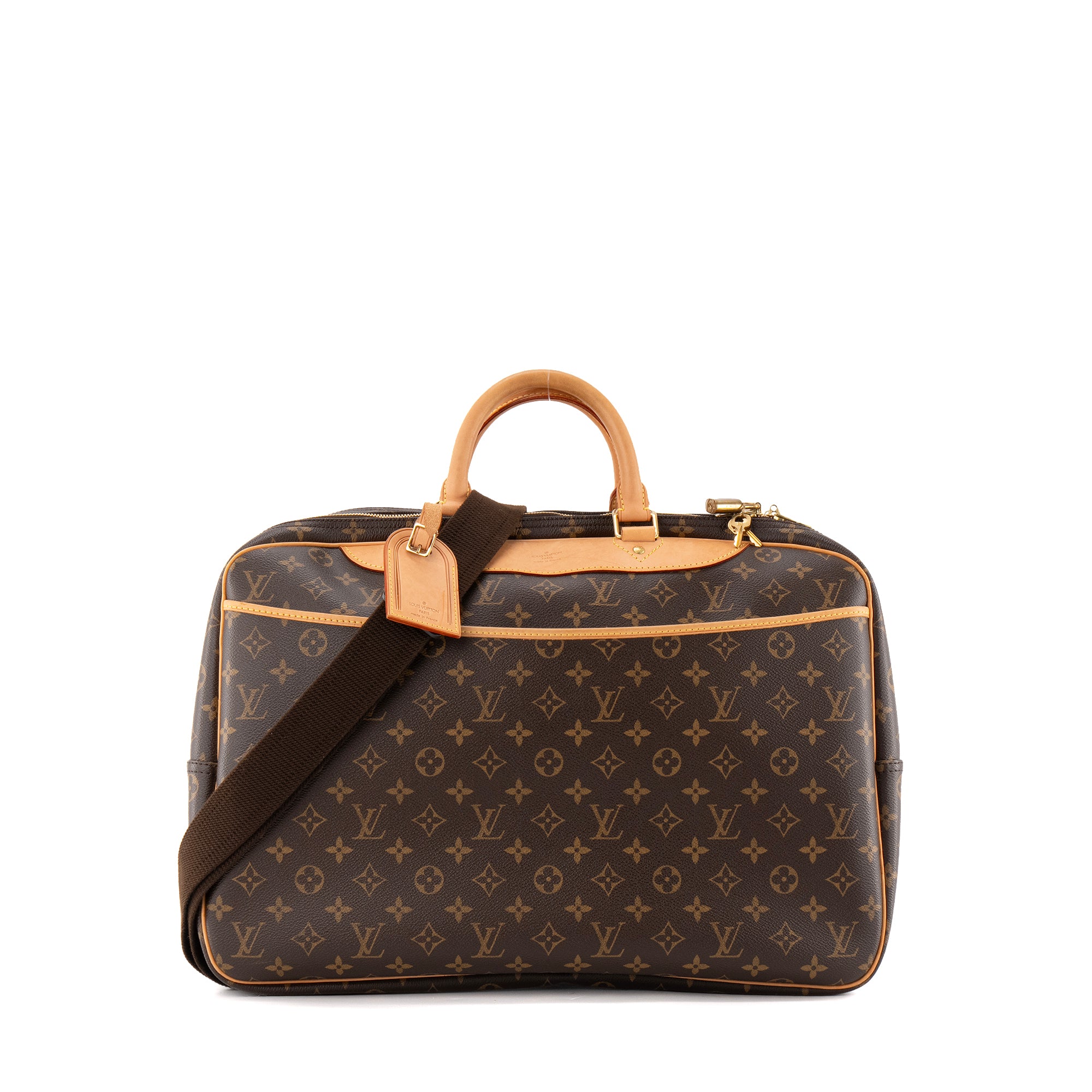 LOUIS VUITTON - Sac de voyage Boston Alizé Louis Vuitton en toile enduite monogrammée