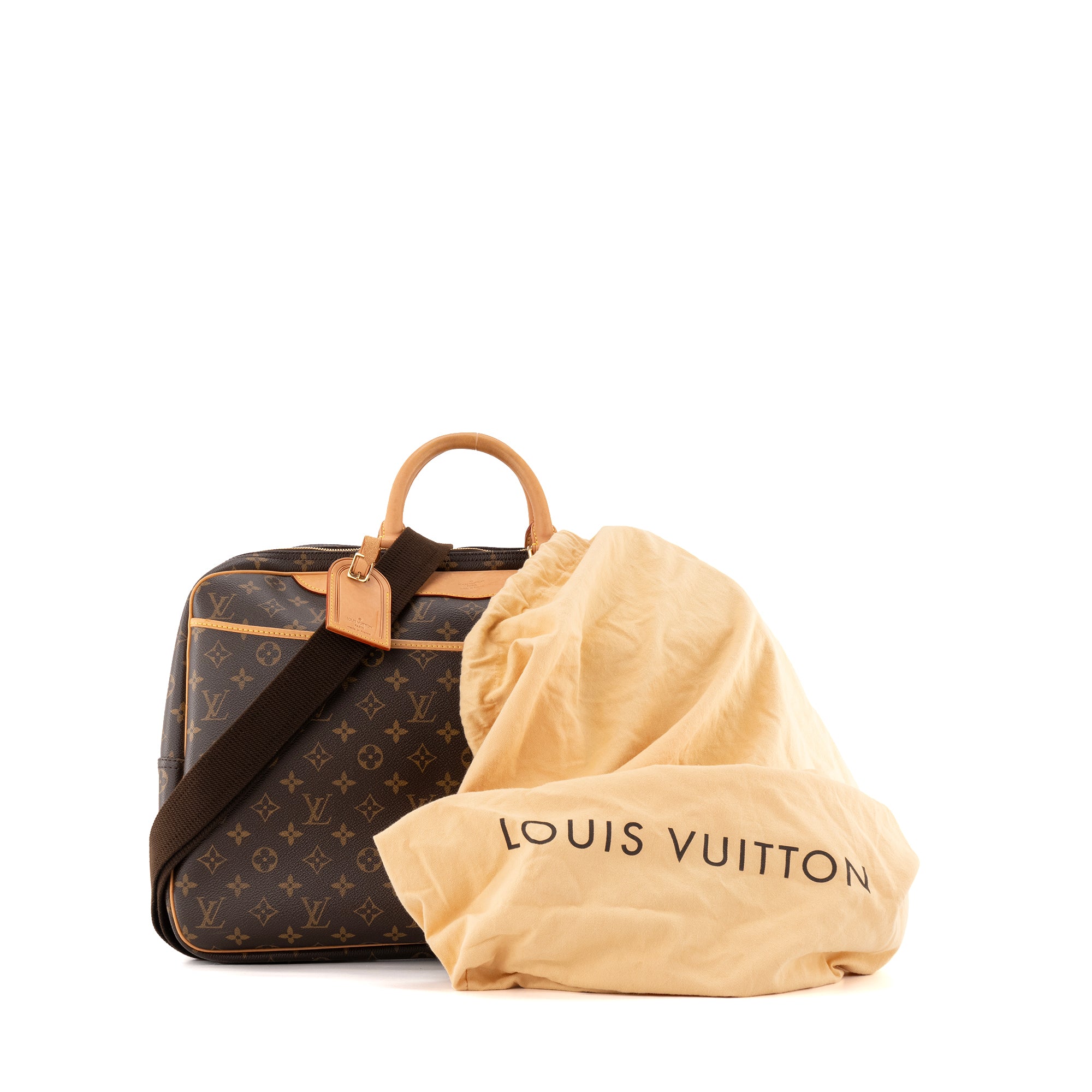 LOUIS VUITTON - Sac de voyage Boston Alizé Louis Vuitton en toile enduite monogrammée