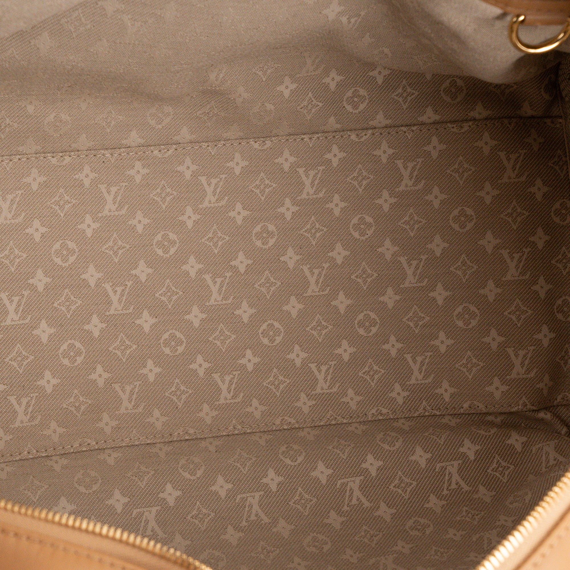 LOUIS VUITTON - Sac de voyage Flight Paname Jetlag Louis Vuitton en cuir lisse beige édition limitée
