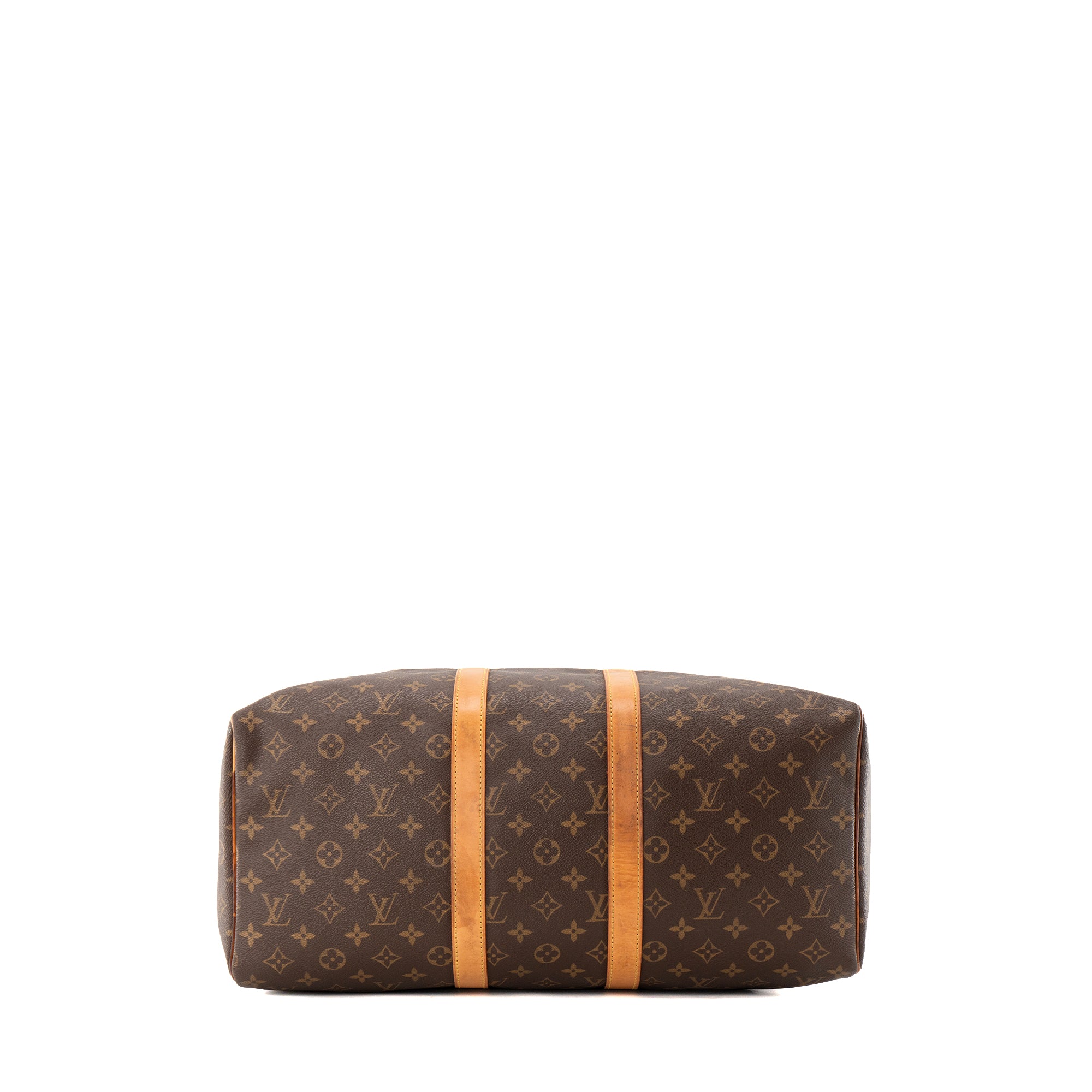 LOUIS VUITTON - Sac de voyage Keepall 45 Louis Vuitton en toile enduite monogrammée