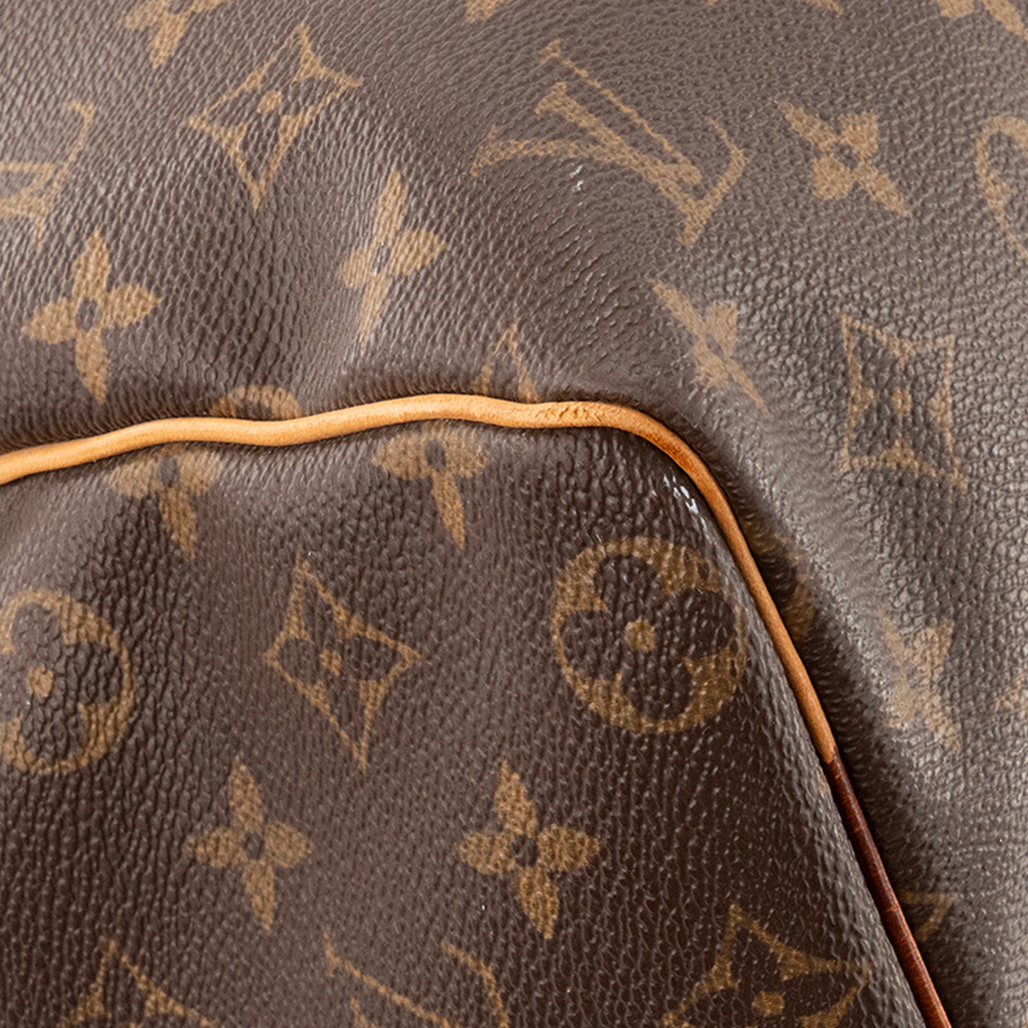 LOUIS VUITTON - Sac de voyage Keepall 45 Louis Vuitton en toile enduite monogrammée
