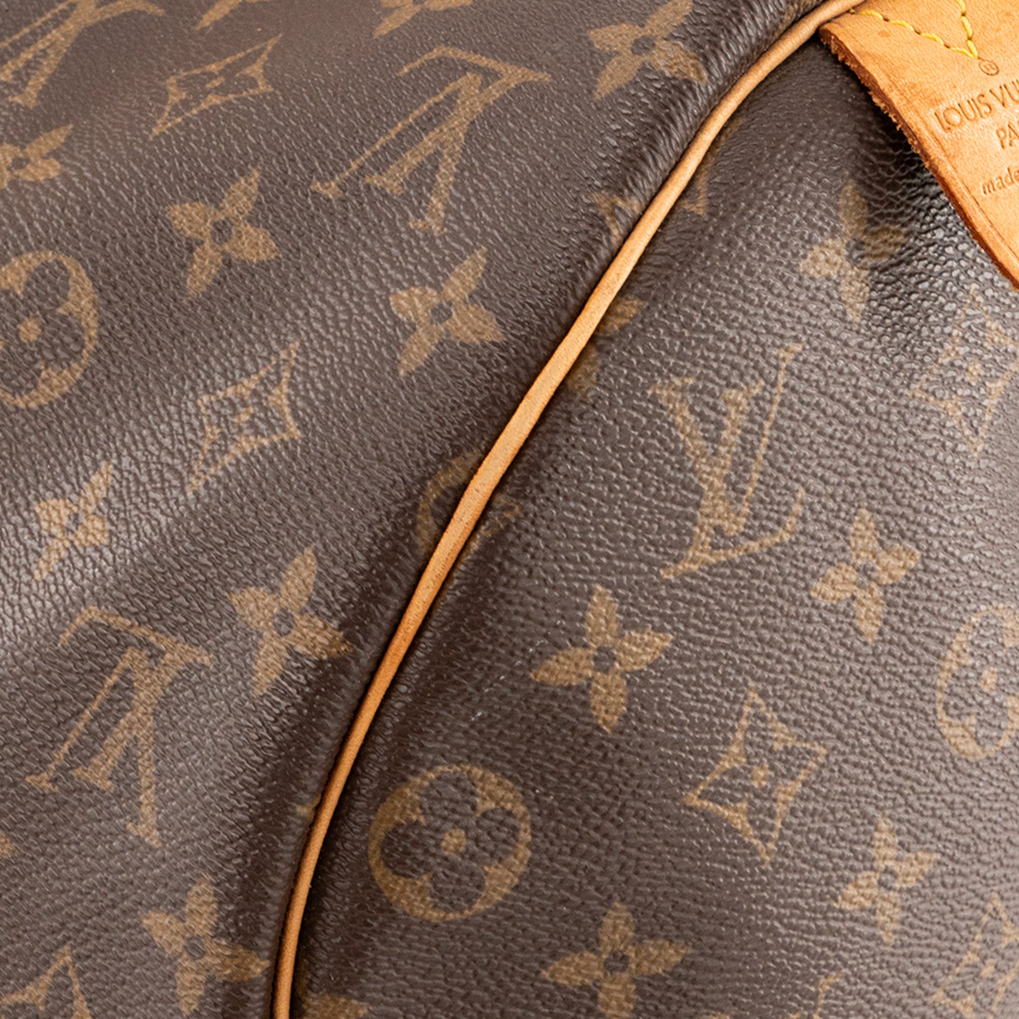 LOUIS VUITTON - Sac de voyage Keepall 45 Louis Vuitton en toile enduite monogrammée