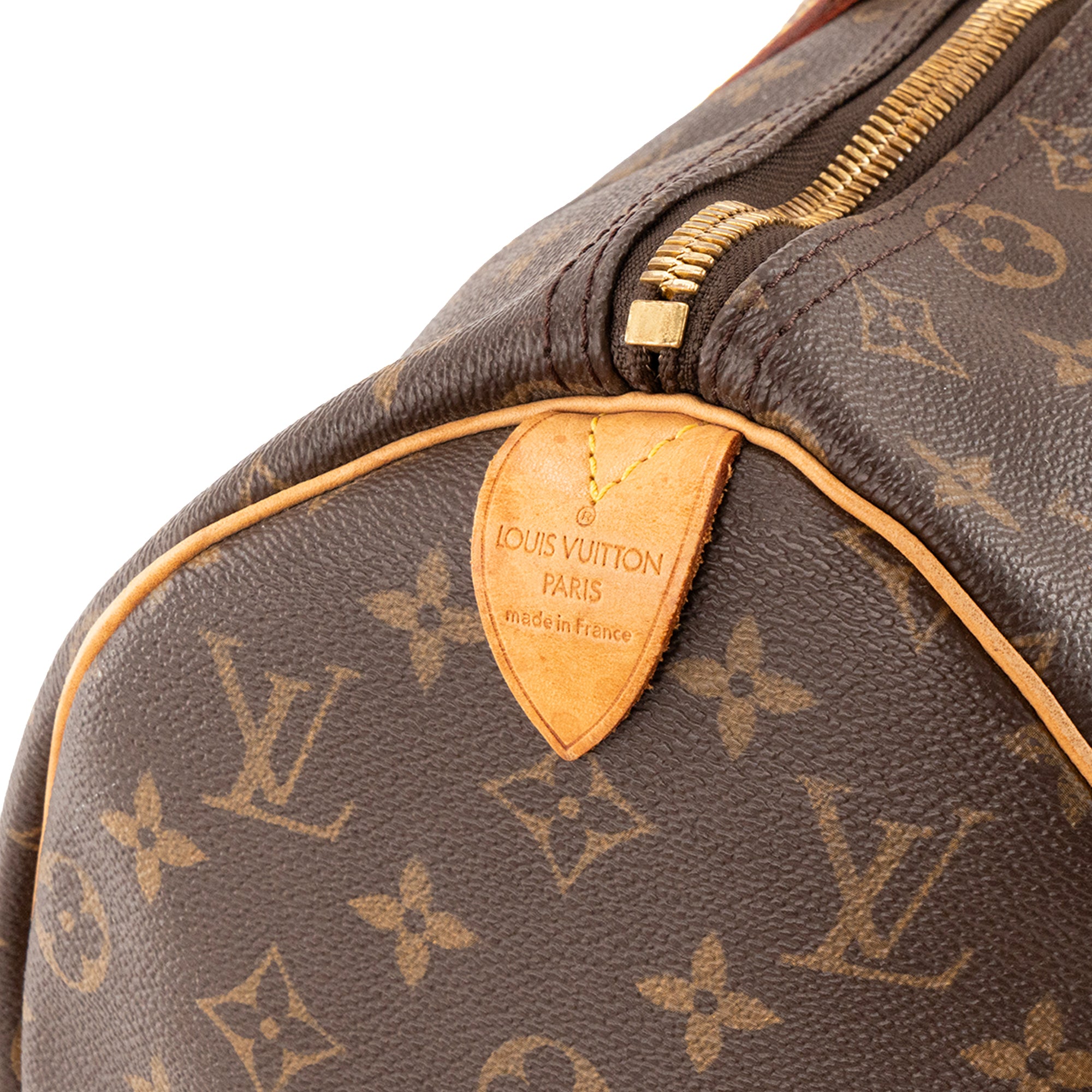 LOUIS VUITTON - Sac de voyage Keepall 45 Louis Vuitton en toile enduite monogrammée