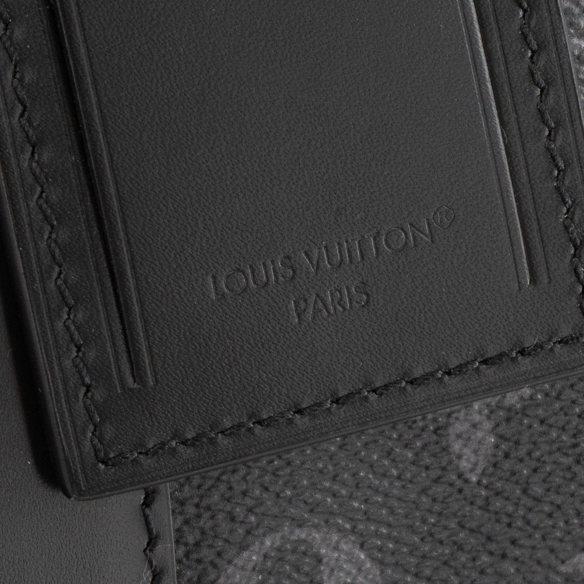 LOUIS VUITTON - Sac de voyage Keepall 45 Louis Vuitton en toile enduite monogrammée éclipse
