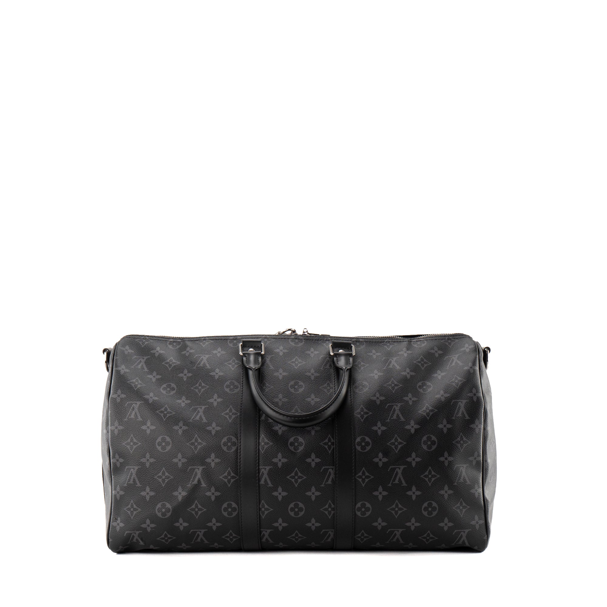 LOUIS VUITTON - Sac de voyage Keepall 45 Louis Vuitton en toile enduite monogrammée éclipse