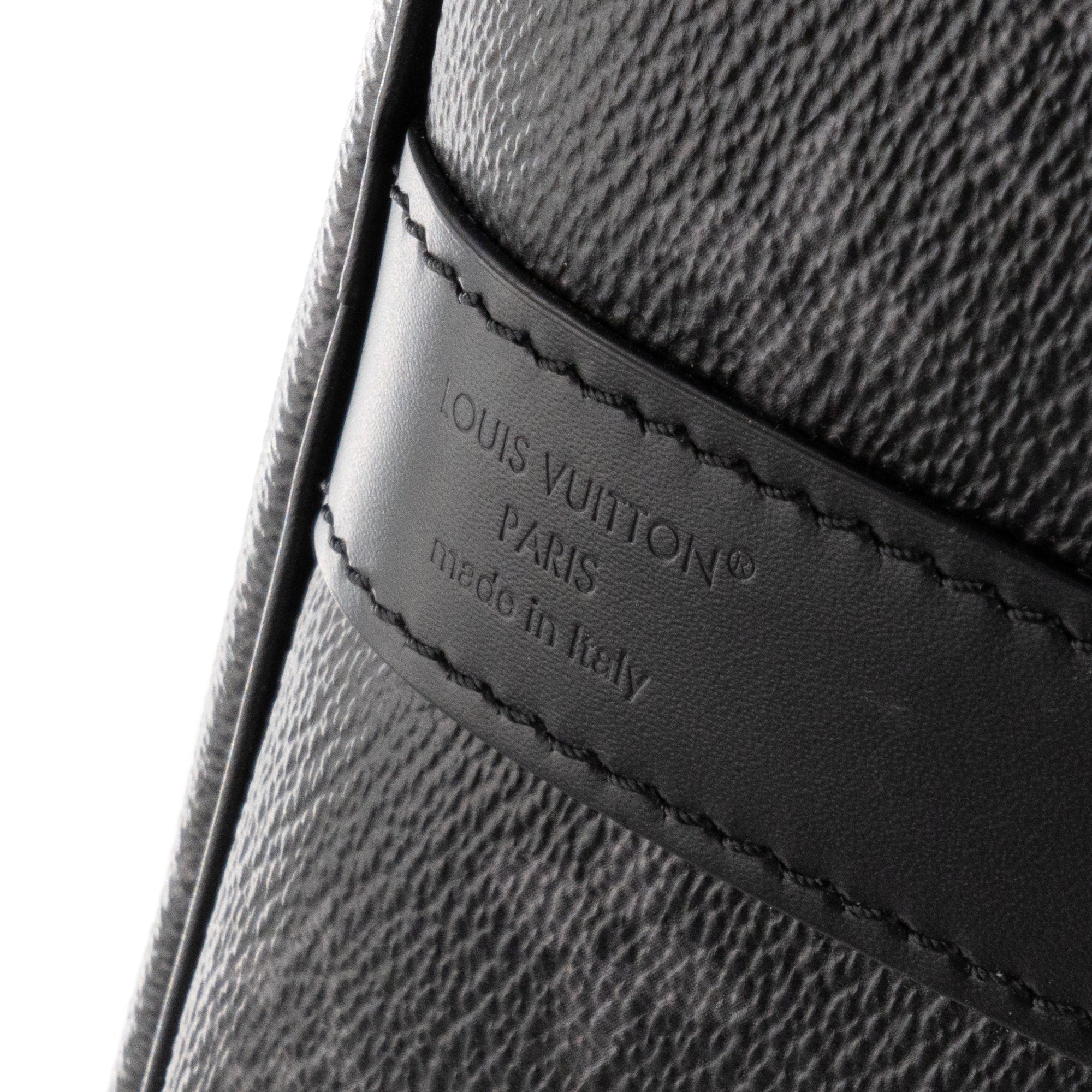 LOUIS VUITTON - Sac de voyage Keepall 45 Louis Vuitton en toile enduite monogrammée éclipse