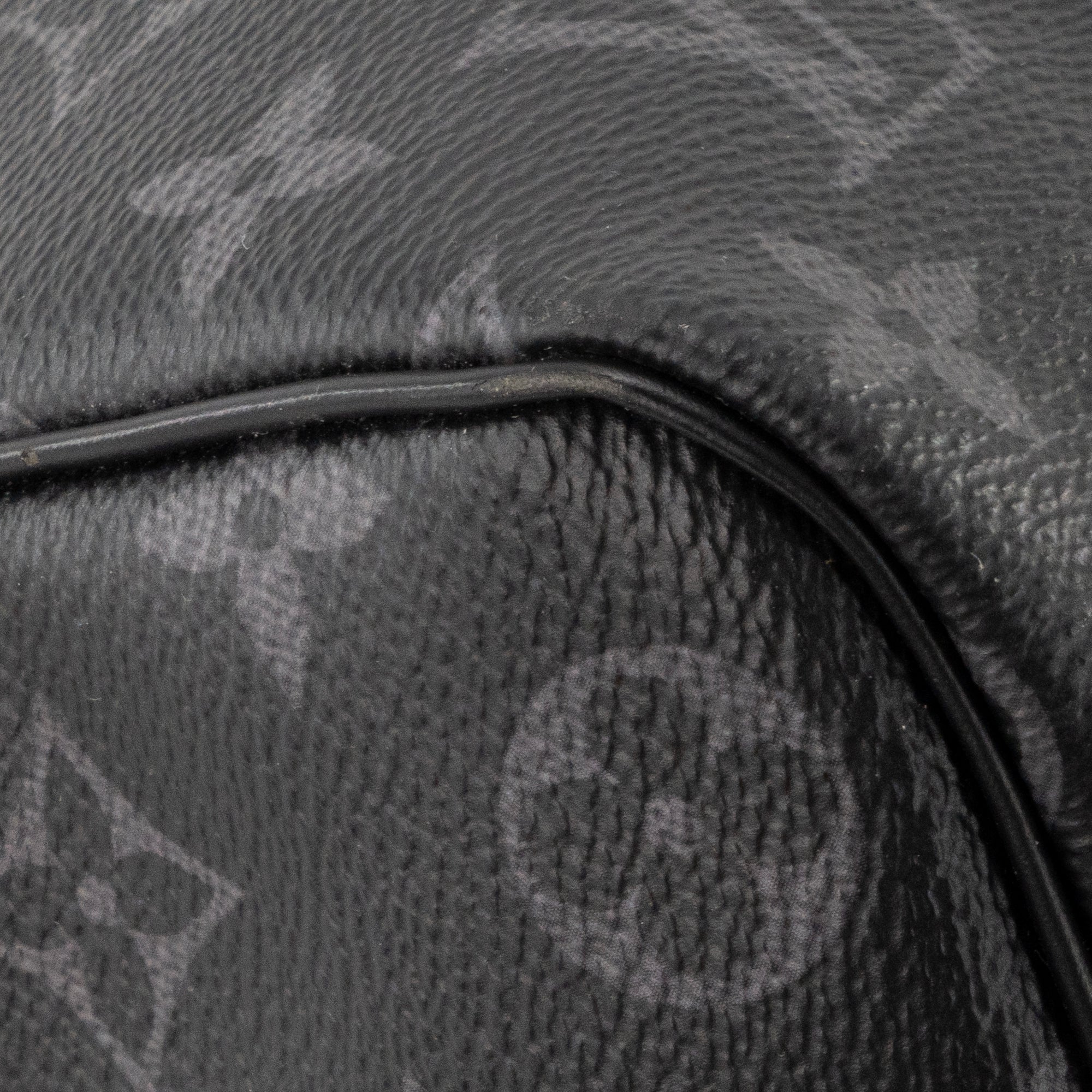 LOUIS VUITTON - Sac de voyage Keepall 45 Louis Vuitton en toile enduite monogrammée éclipse