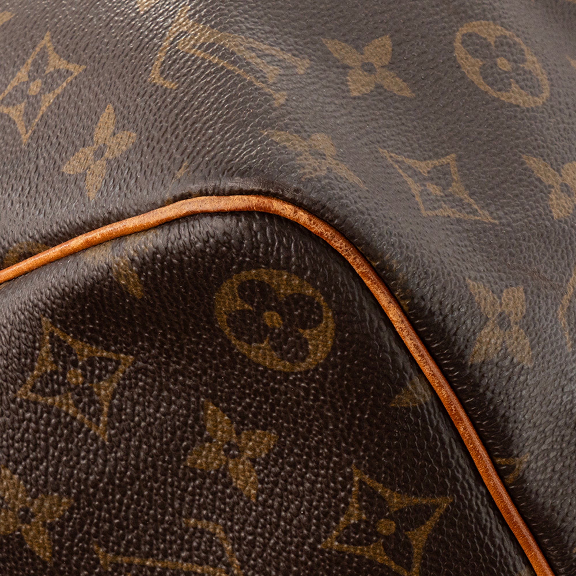 LOUIS VUITTON - Sac de voyage Keepall 45 Louis Vuitton en toile enduite monogrammée vintage