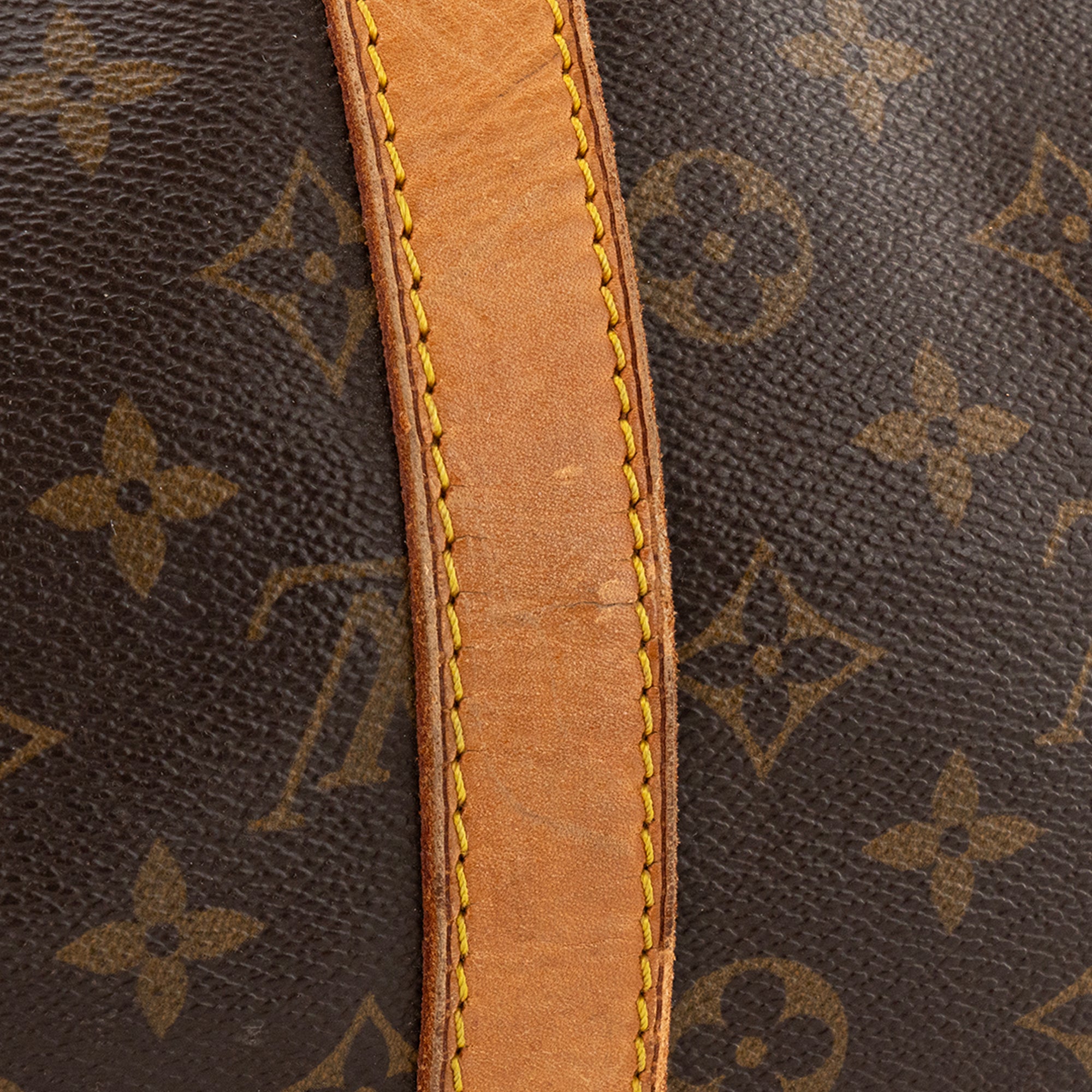LOUIS VUITTON - Sac de voyage Keepall 45 Louis Vuitton en toile enduite monogrammée vintage