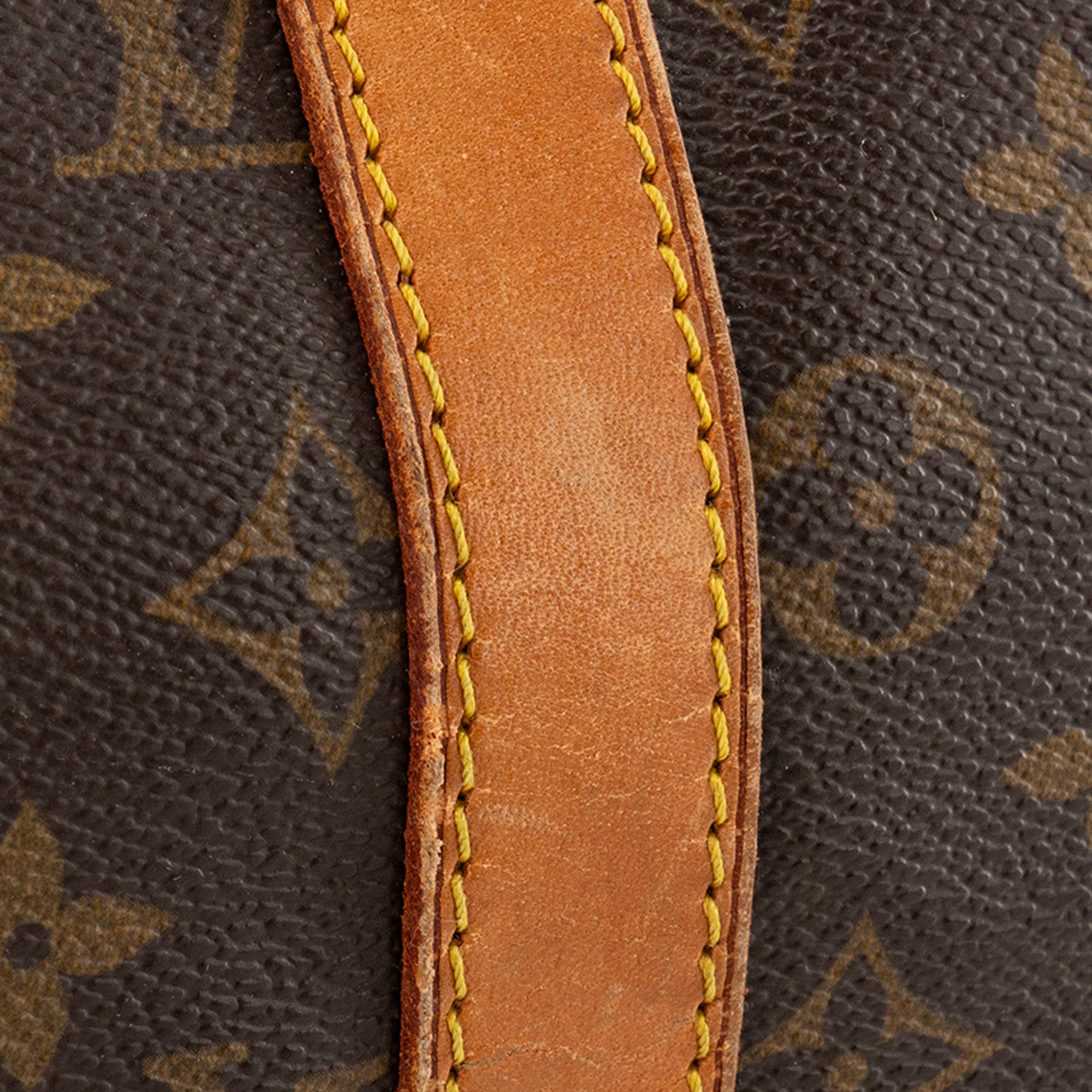 LOUIS VUITTON - Sac de voyage Keepall 45 Louis Vuitton en toile enduite monogrammée vintage