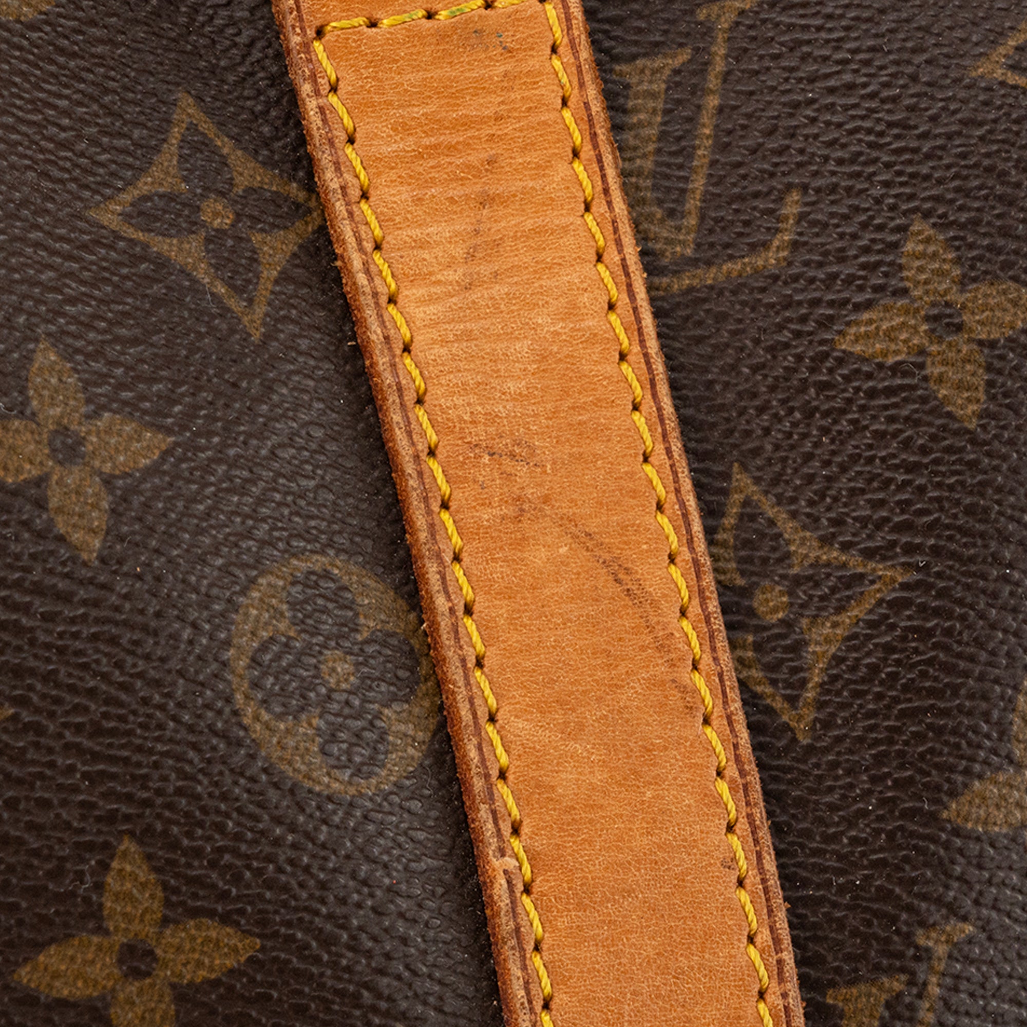 LOUIS VUITTON - Sac de voyage Keepall 45 Louis Vuitton en toile enduite monogrammée vintage