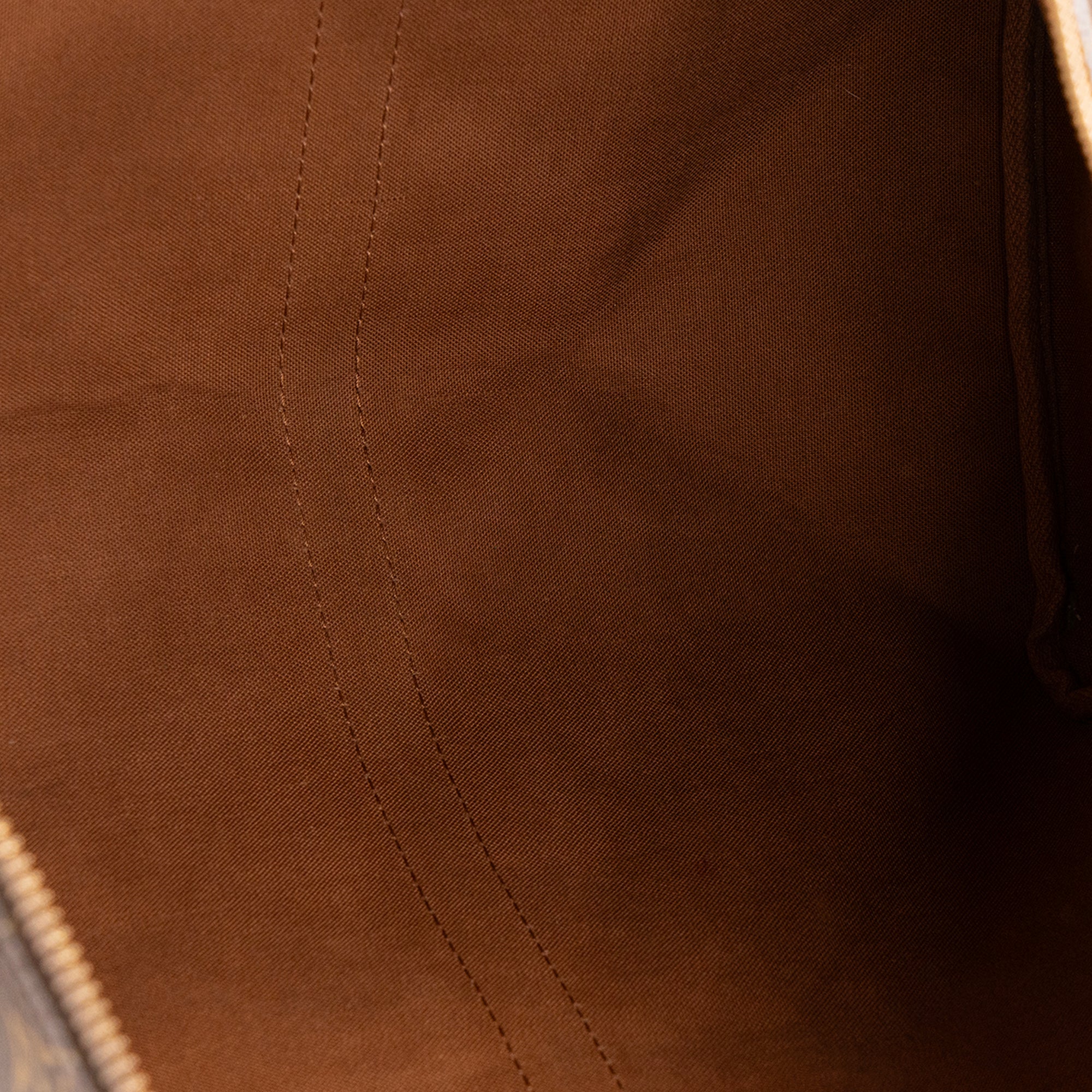 LOUIS VUITTON - Sac de voyage Keepall 45 Louis Vuitton en toile enduite monogrammée vintage