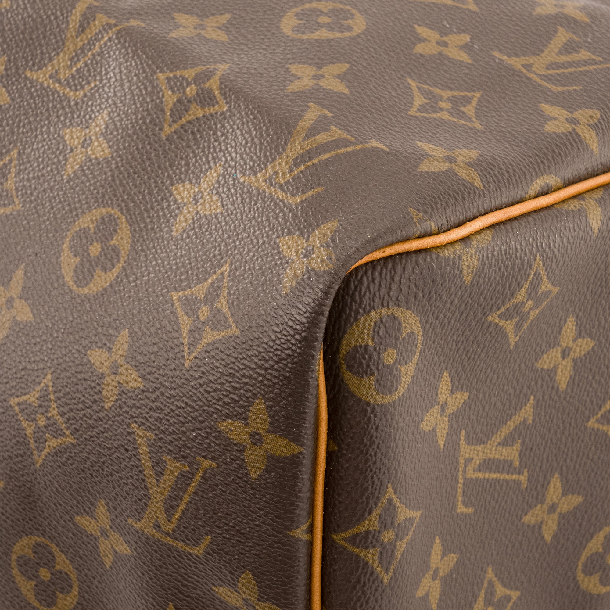 LOUIS VUITTON - Sac de voyage Keepall 45 Louis Vuitton en toile enduite monogrammée vintage