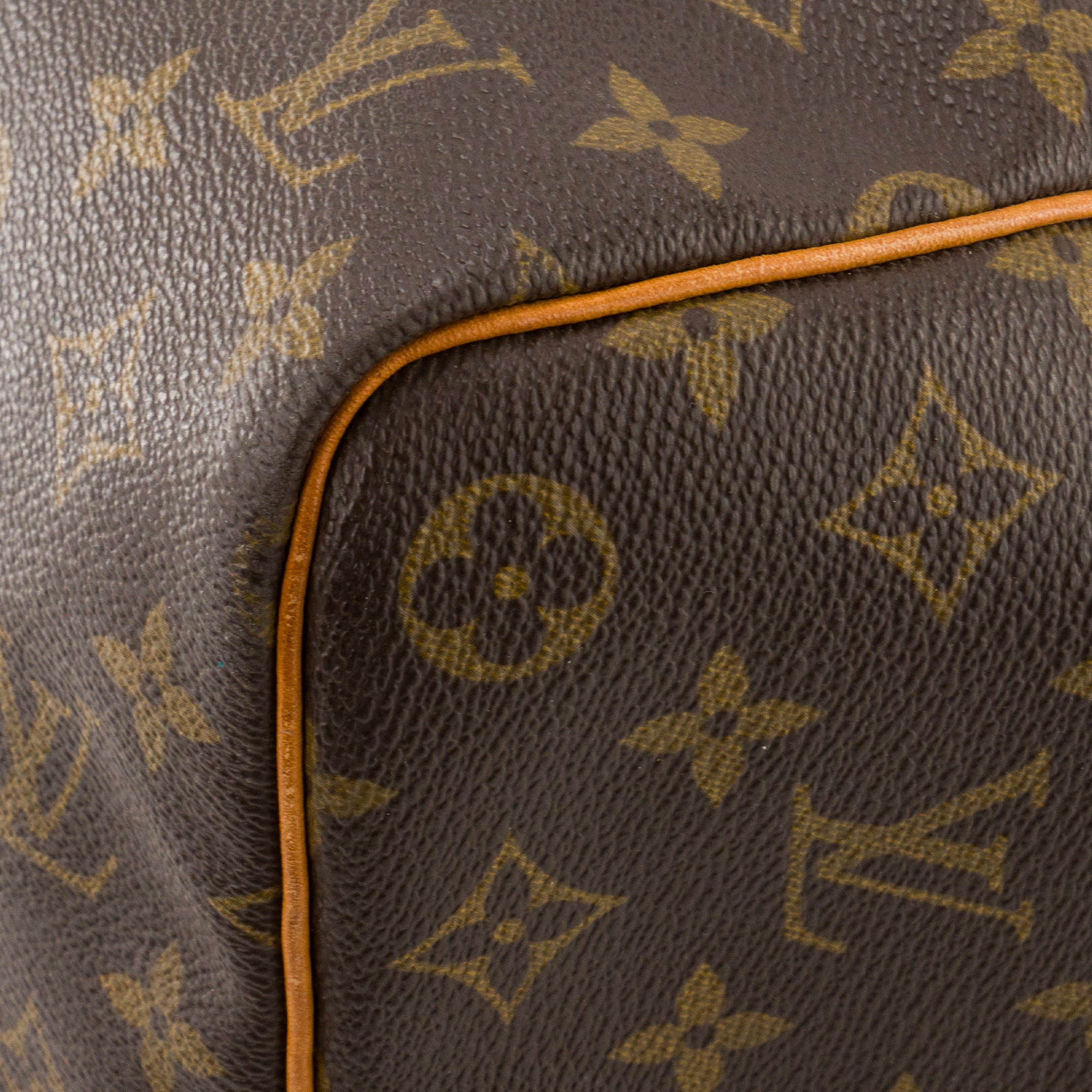 LOUIS VUITTON - Sac de voyage Keepall 45 Louis Vuitton en toile enduite monogrammée vintage