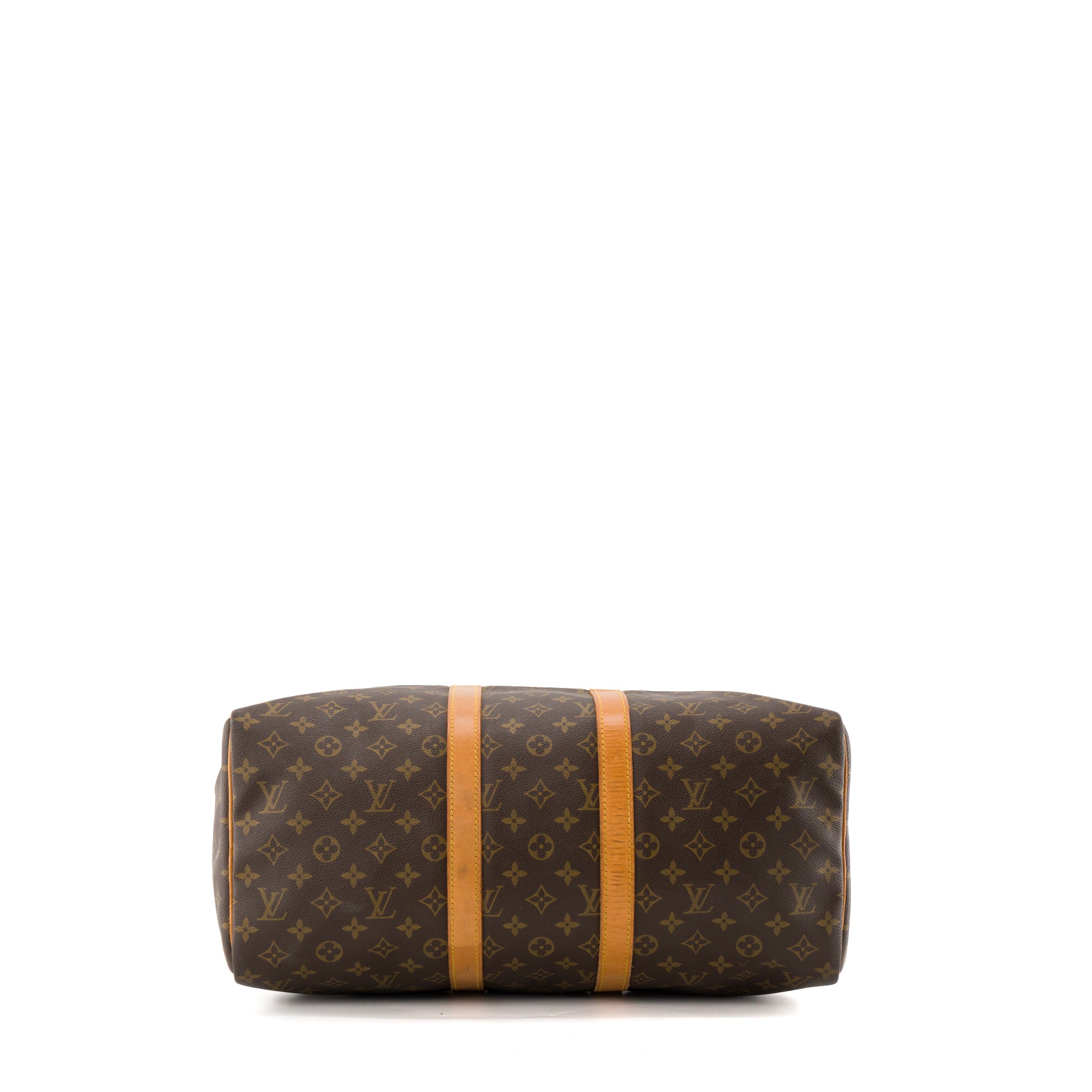 LOUIS VUITTON - Sac de voyage Keepall 45 Louis Vuitton en toile enduite monogrammée vintage