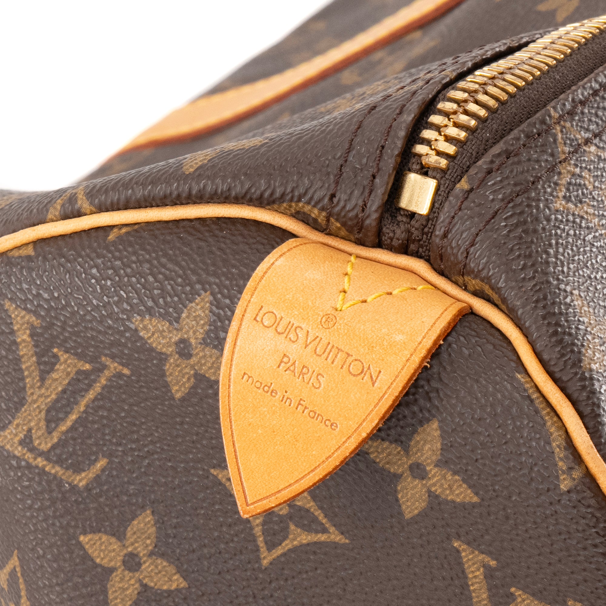 LOUIS VUITTON - Sac de voyage Keepall 45 Louis Vuitton en toile enduite monogrammée vintage