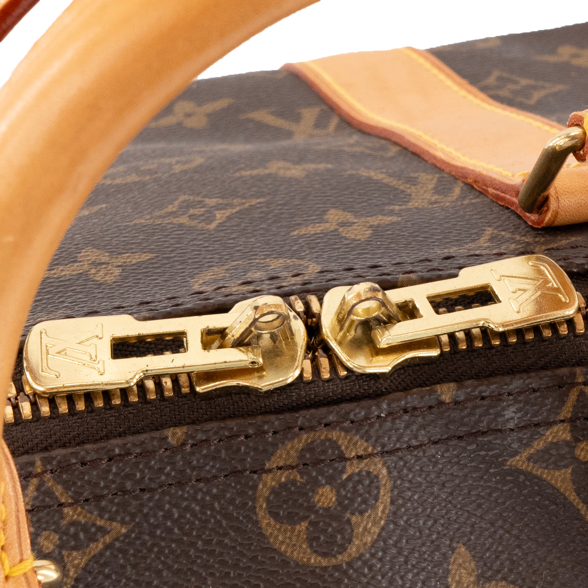 LOUIS VUITTON - Sac de voyage Keepall 45 Louis Vuitton en toile enduite monogrammée vintage