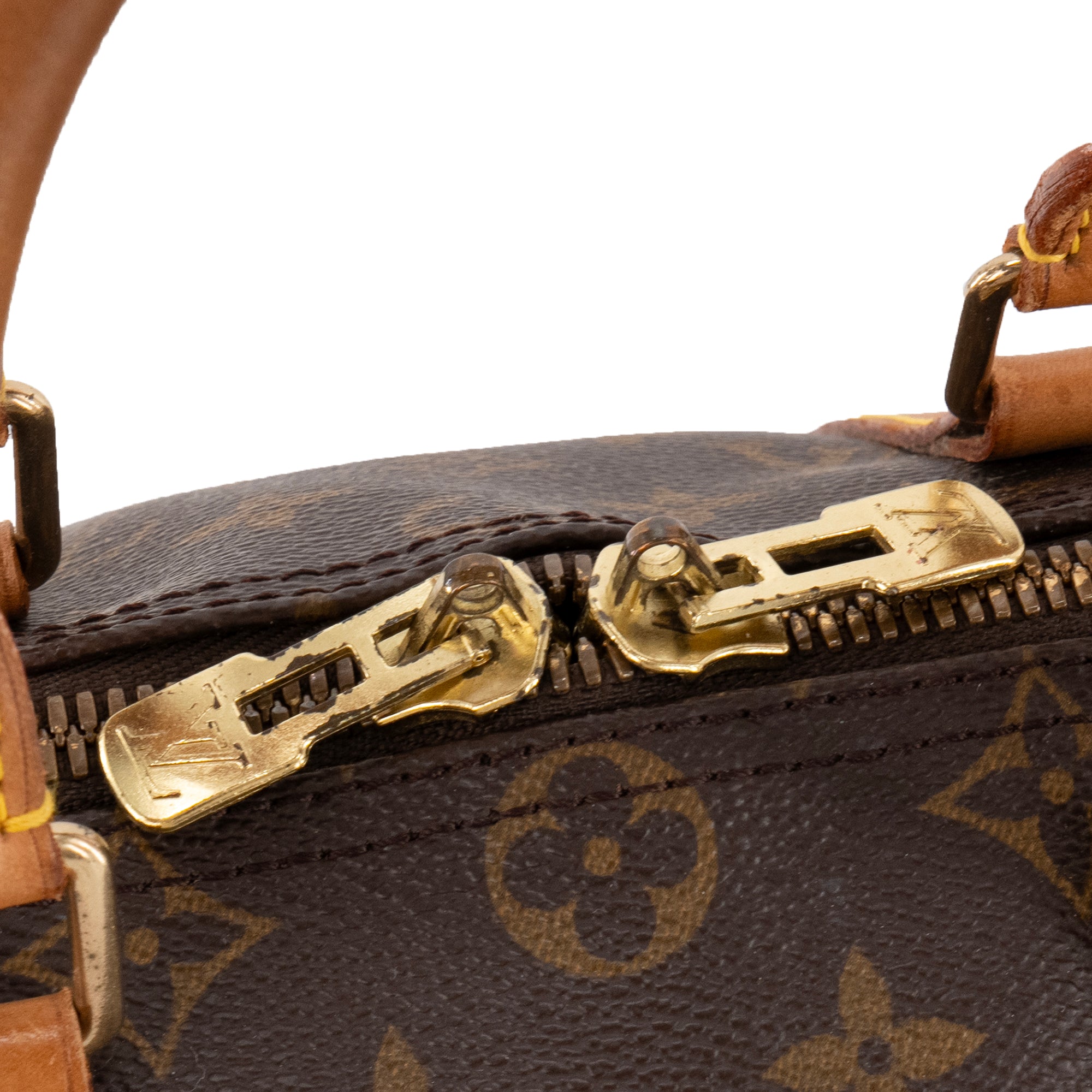 LOUIS VUITTON - Sac de voyage Keepall 45 Louis Vuitton en toile enduite monogrammée vintage