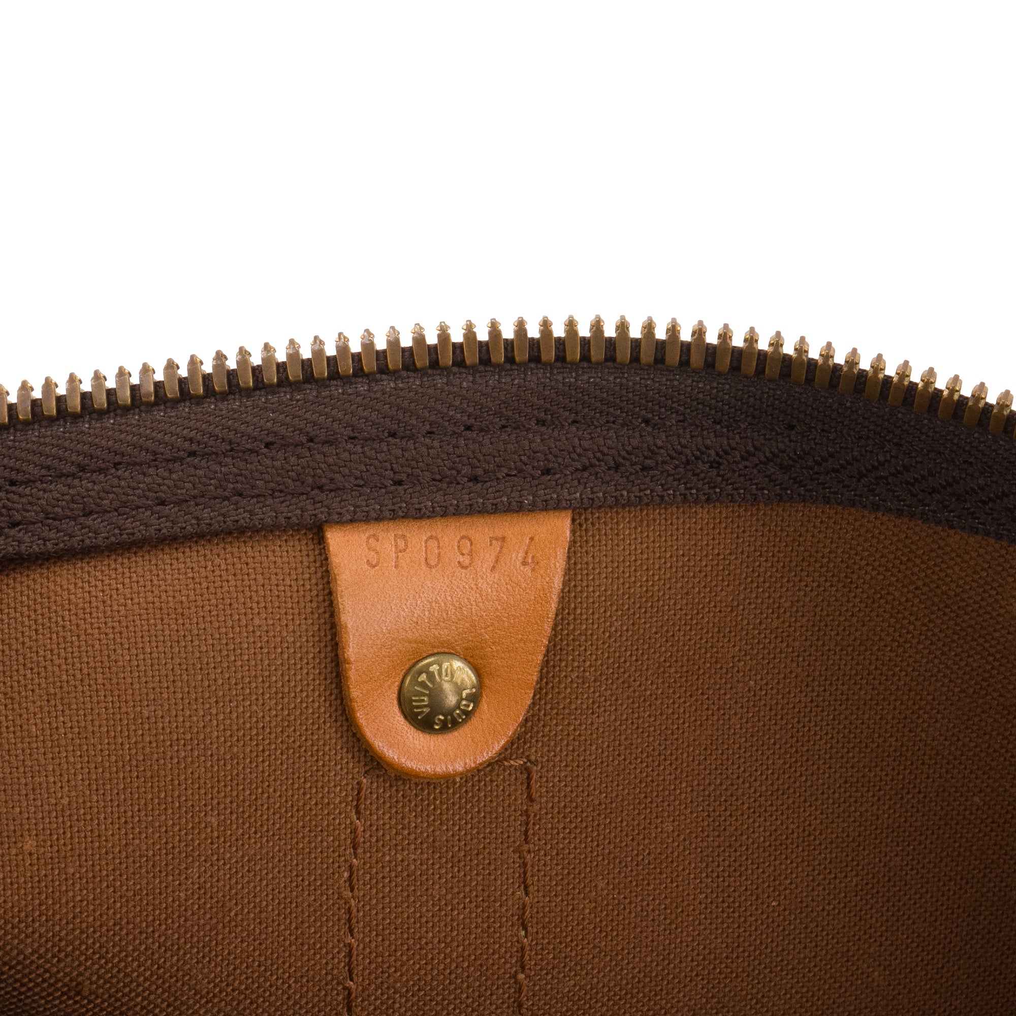 LOUIS VUITTON - Sac de voyage Keepall 45 Louis Vuitton en toile enduite monogrammée vintage