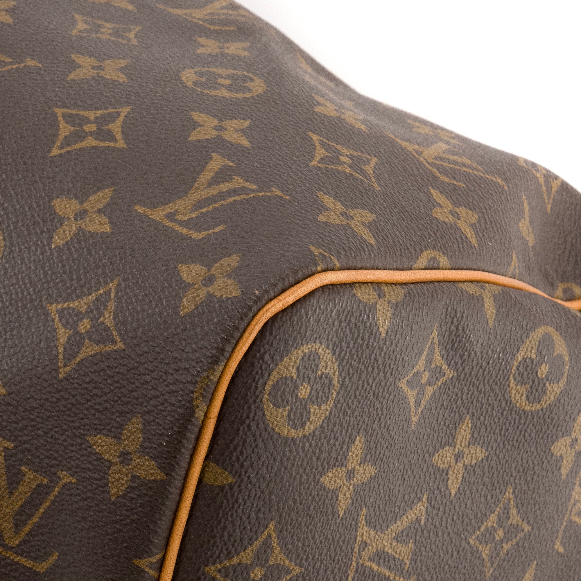 LOUIS VUITTON - Sac de voyage Keepall 45 Louis Vuitton en toile enduite monogrammée vintage