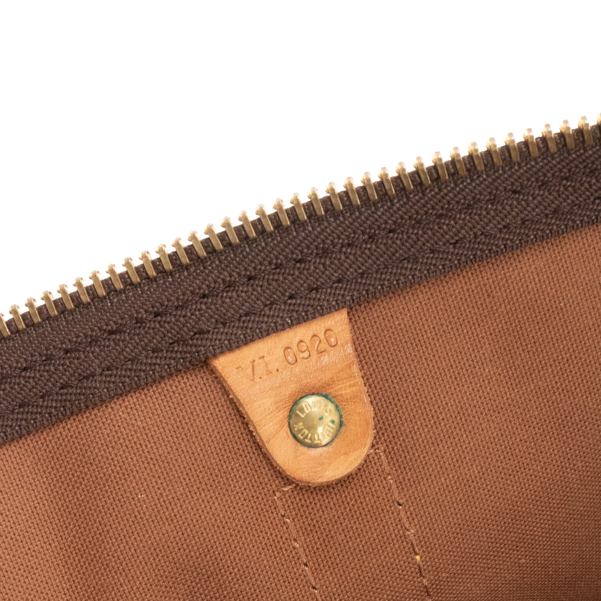 LOUIS VUITTON - Sac de voyage Keepall 45 Louis Vuitton en toile enduite monogrammée vintage
