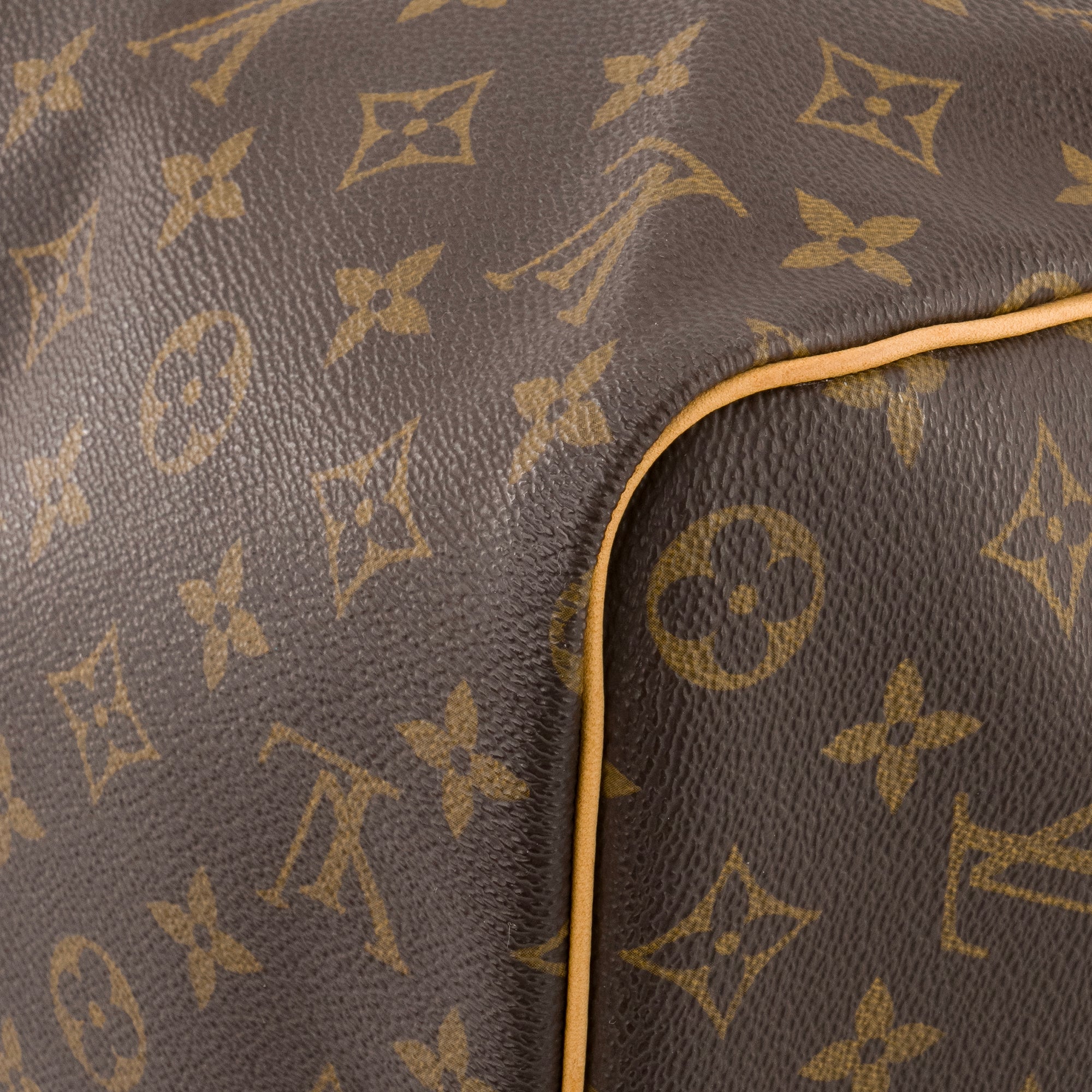 LOUIS VUITTON - Sac de voyage Keepall 45 Louis Vuitton en toile enduite monogrammée vintage